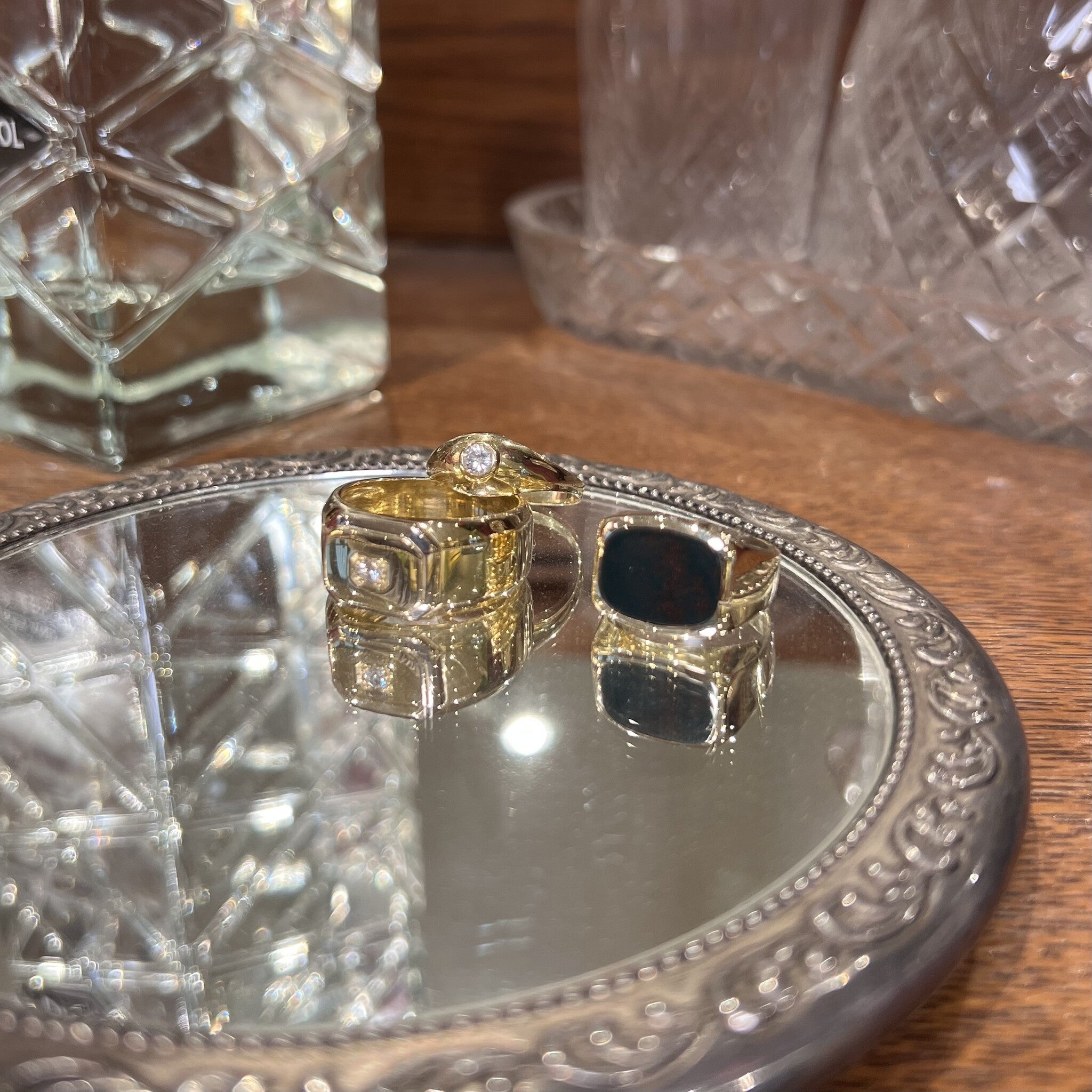 Ring met zirkonia 8 krt