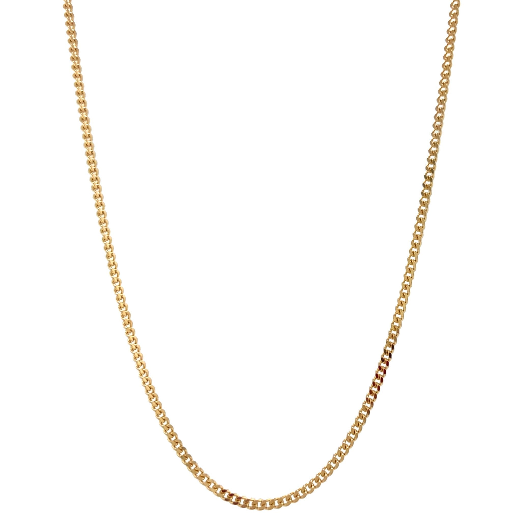 Gouden gourmet collier 14 krt