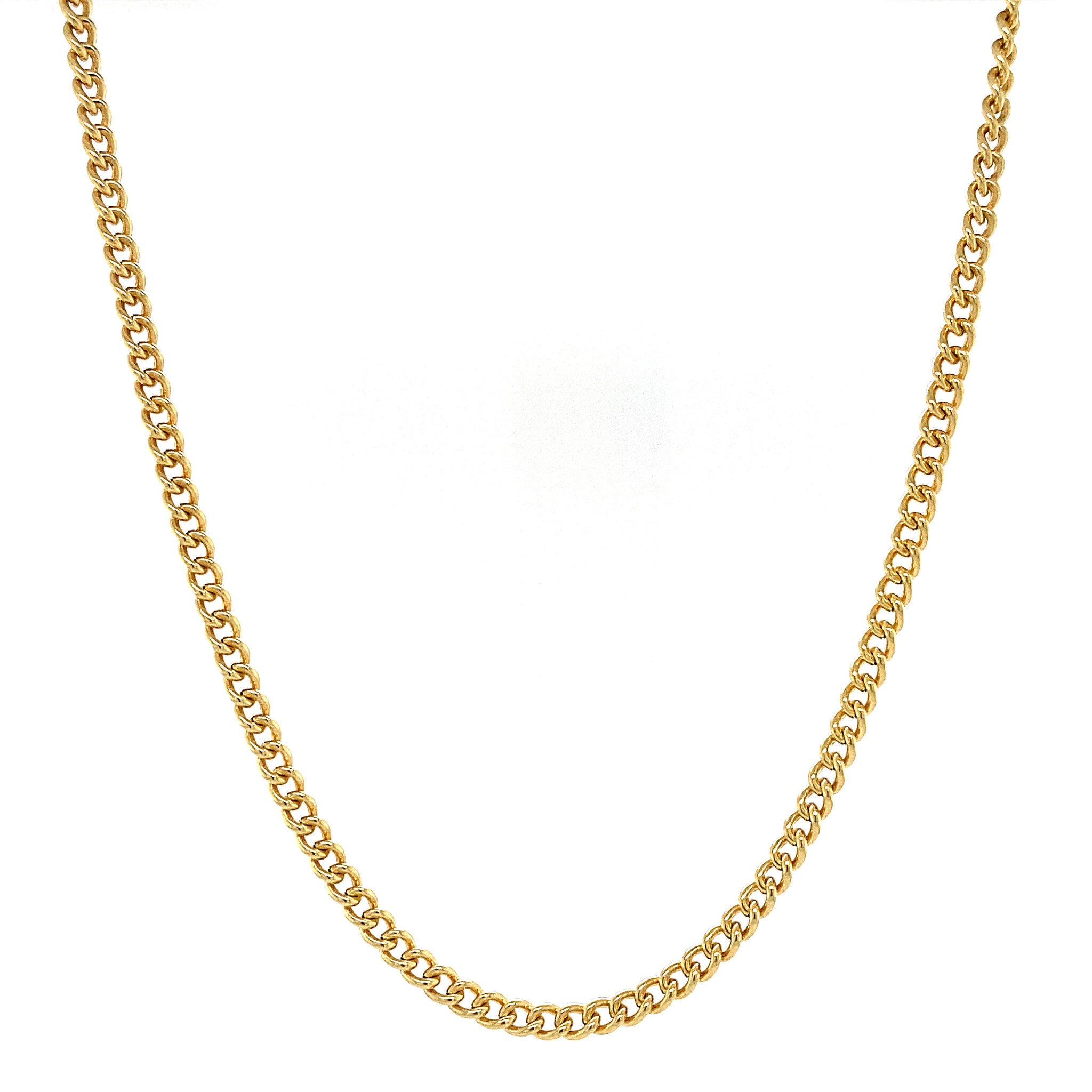 Gouden gourmet lengtecollier 14 krt