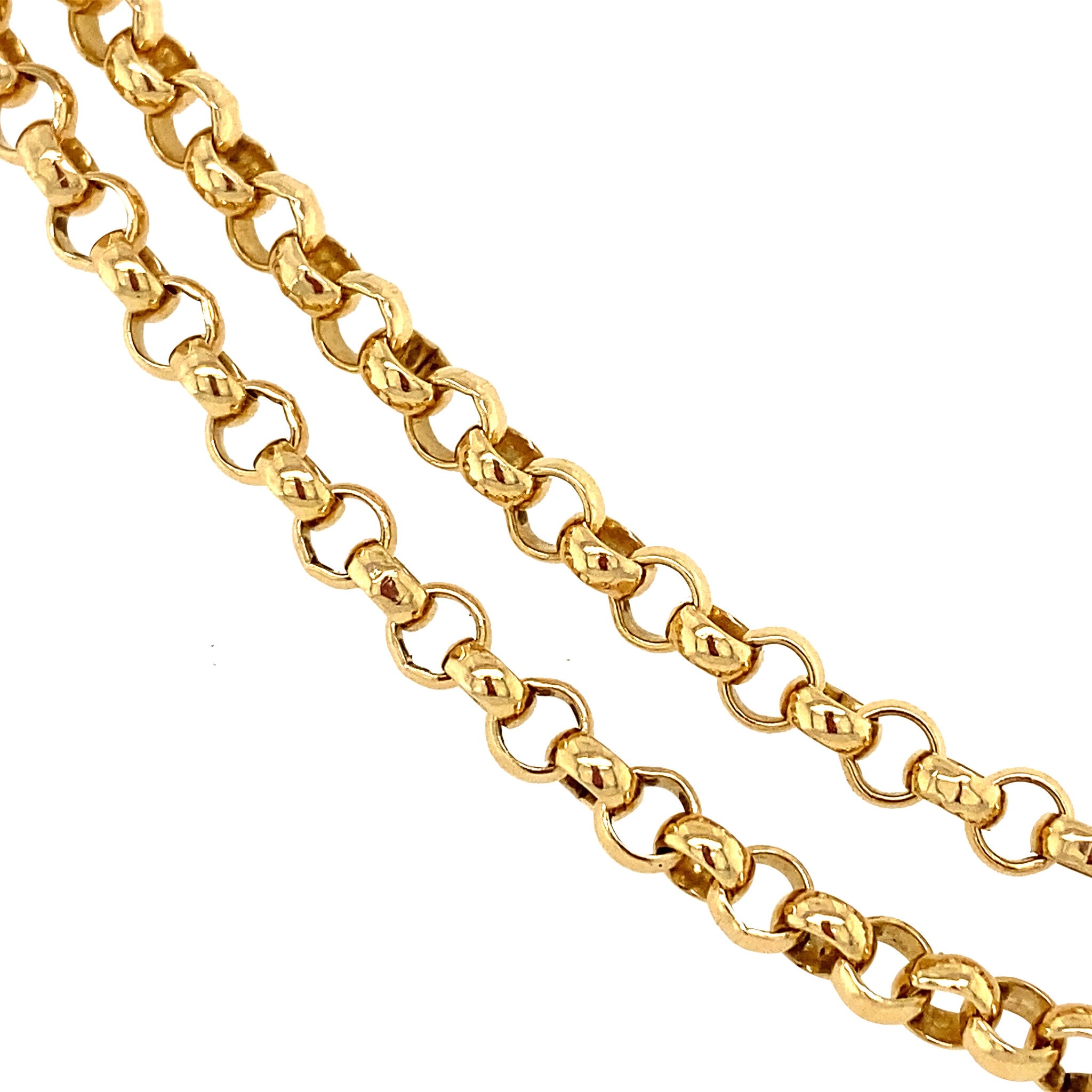 Gouden jasseron collier 14 krt