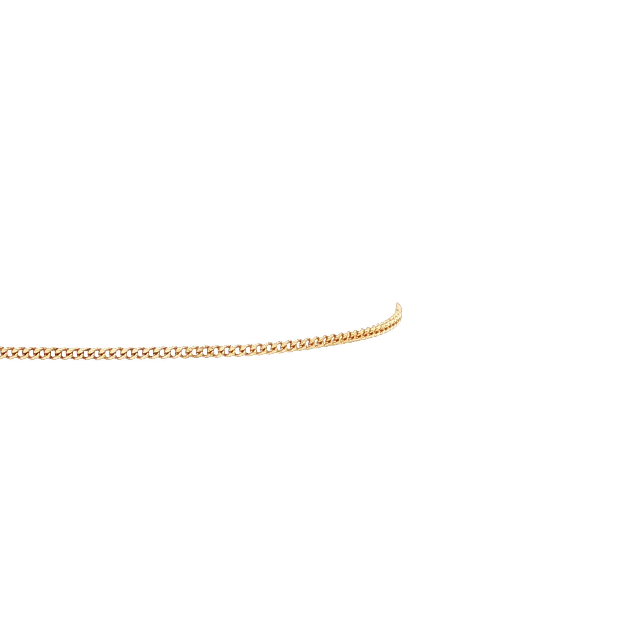 Gouden vintage gourmet armband 14 kt