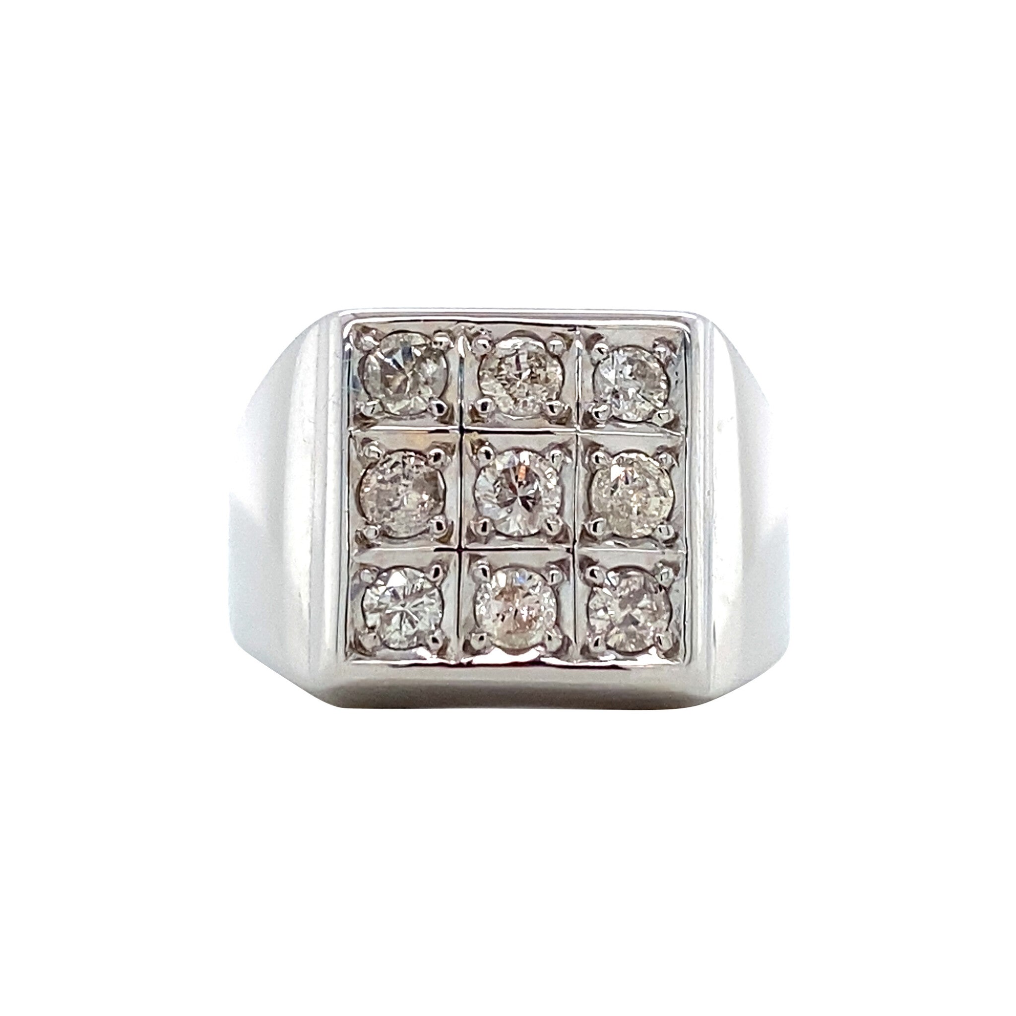 Vintage ring with diamond 10 kt
