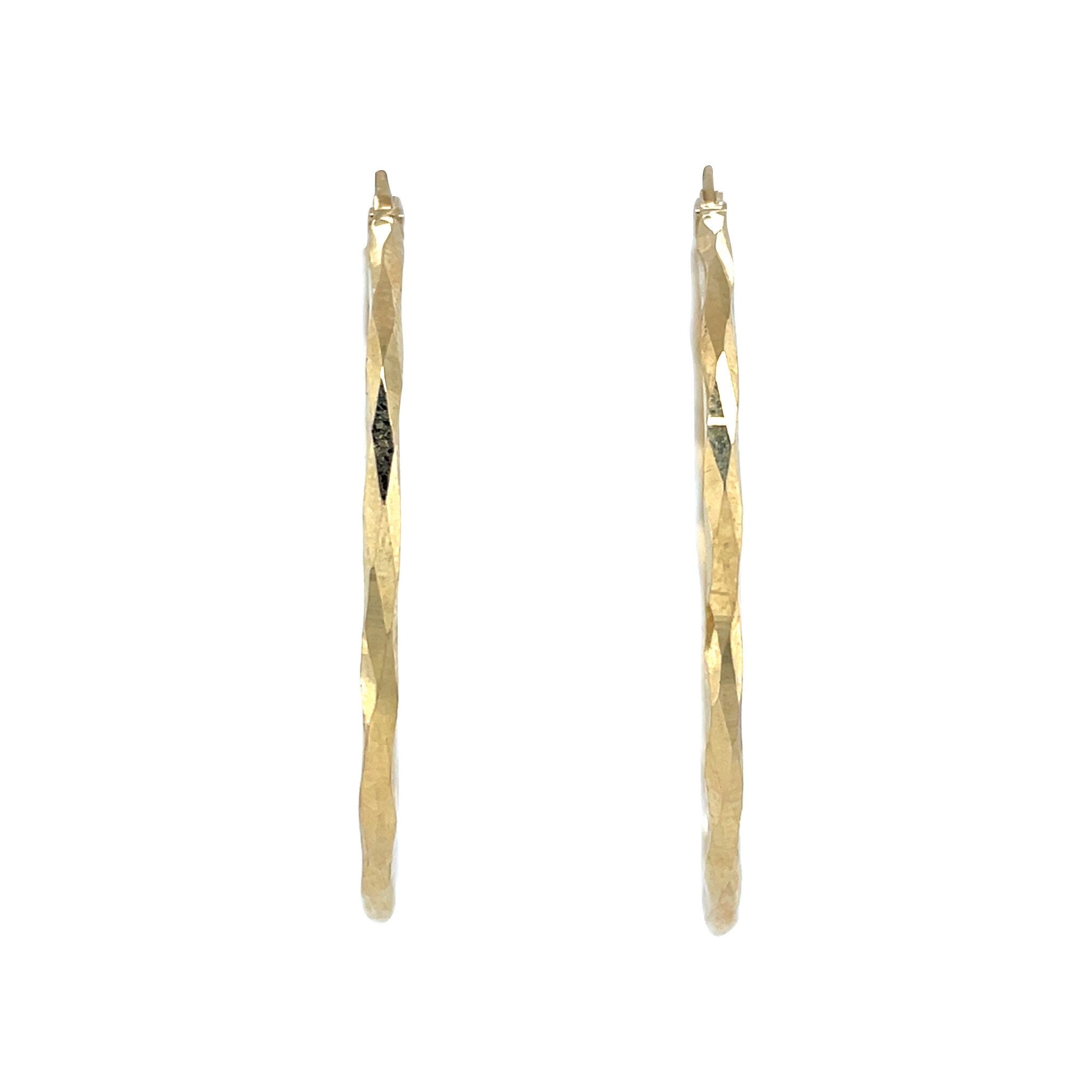 Fantasy hoop earrings 9 ct