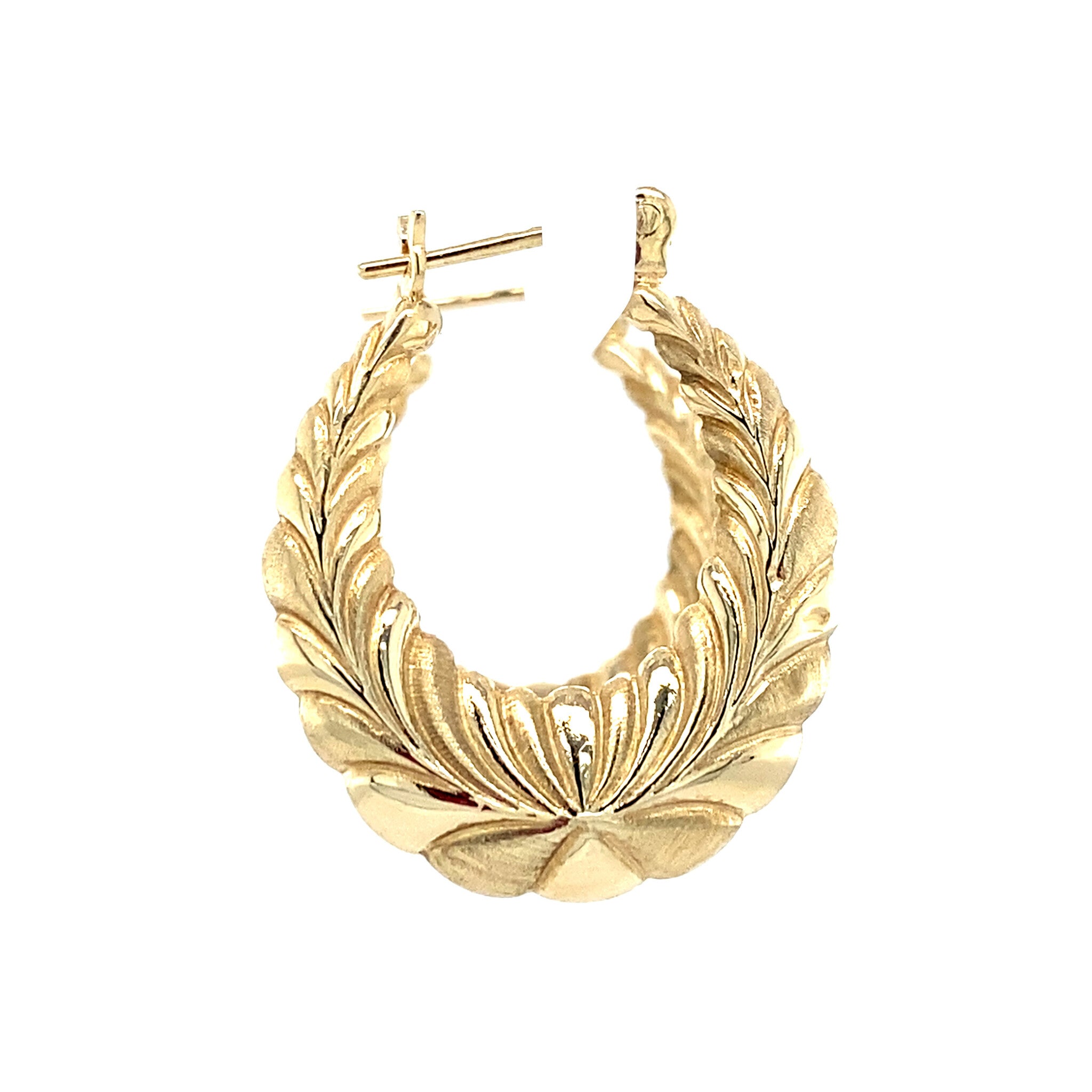 14 kt gold fantasy earrings