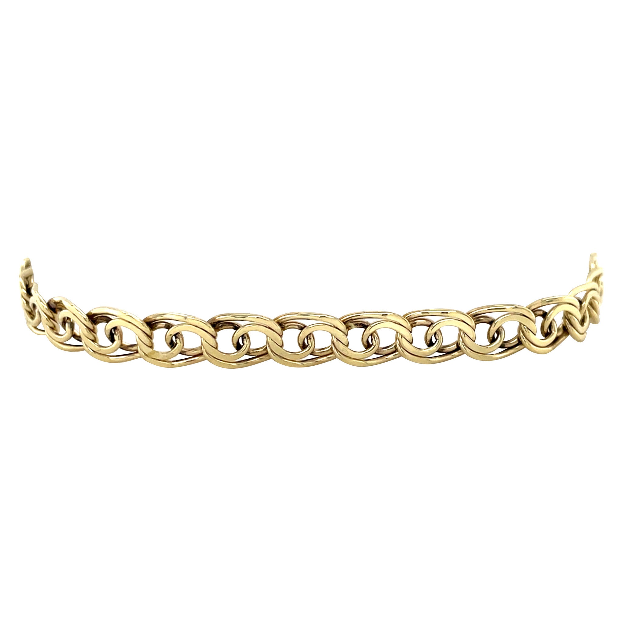 Golden vintage fantasy bracelet 14 kt