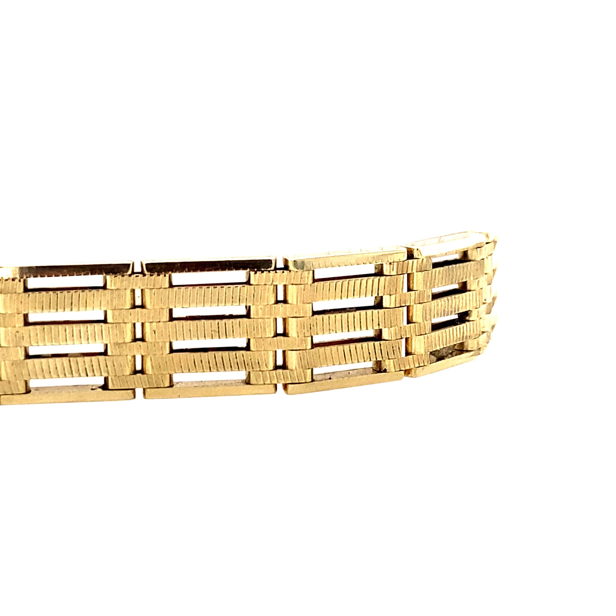 Vintage gold fantasy bracelet 14 kt