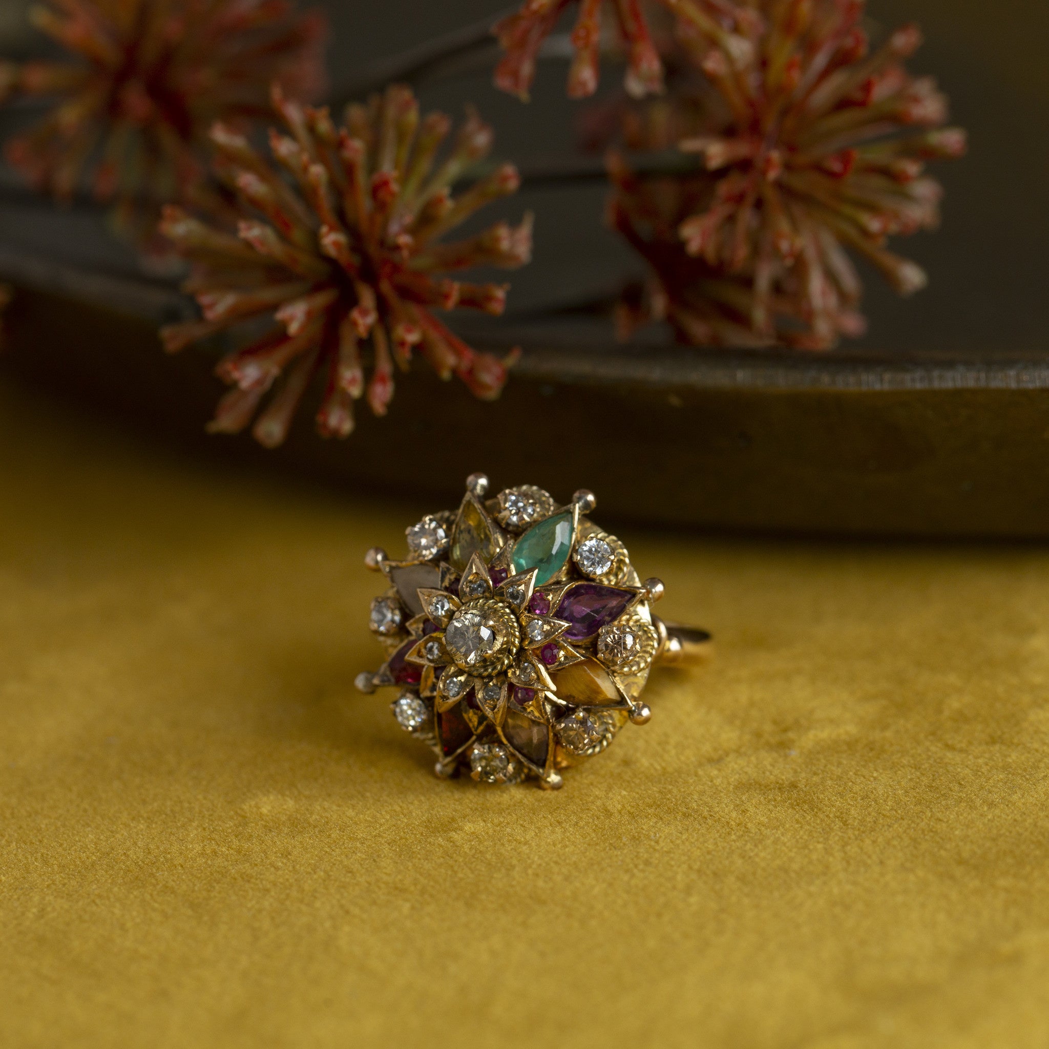 Thaise prinses ring 8 krt