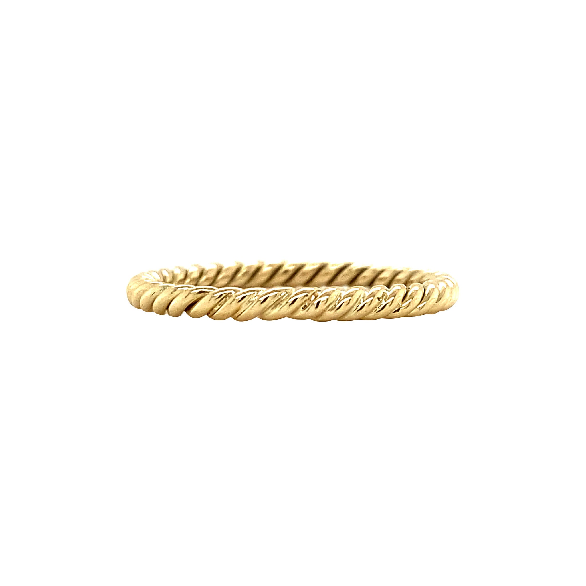 Gouden ring getordeerd 14 krt