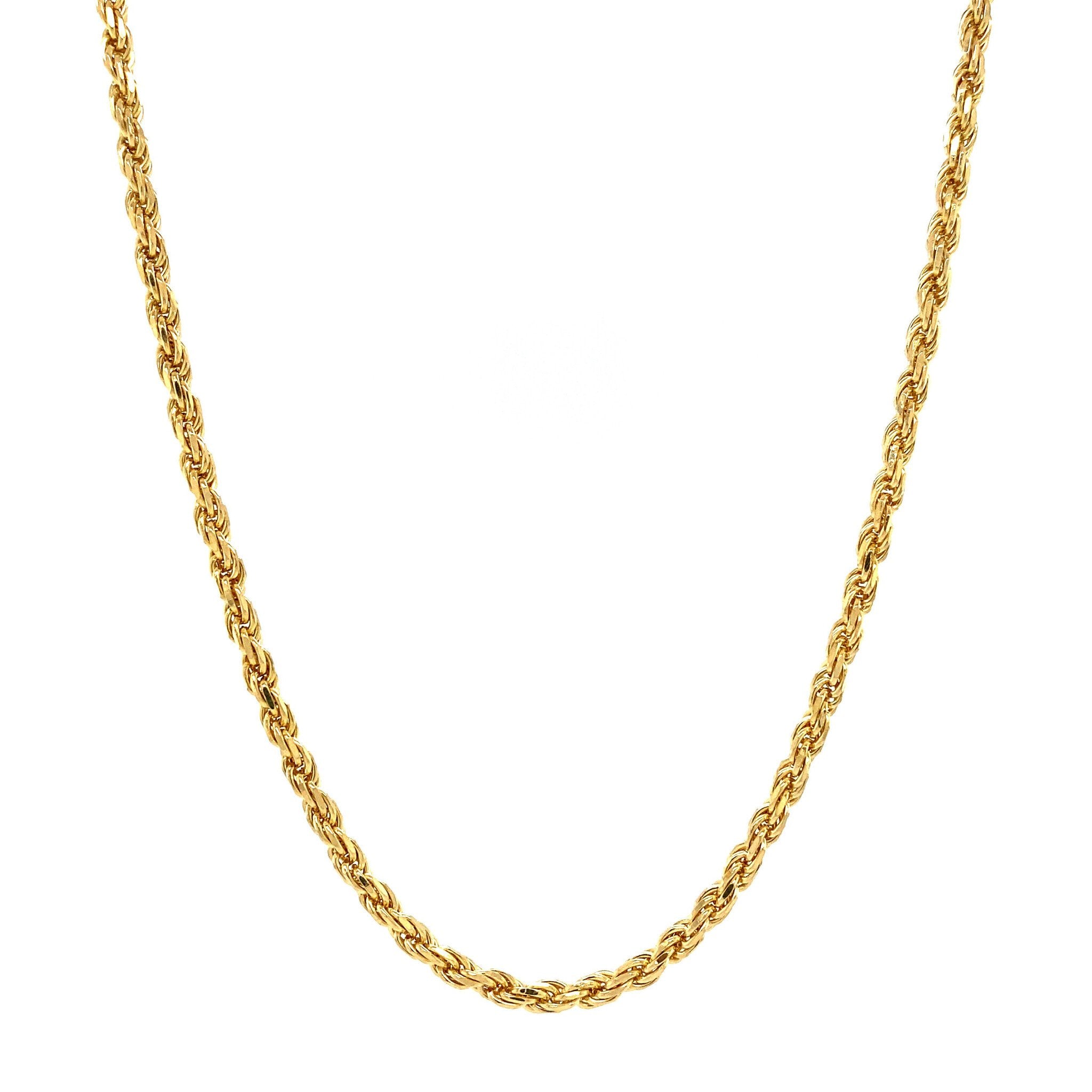 Gouden koord collier 14 krt