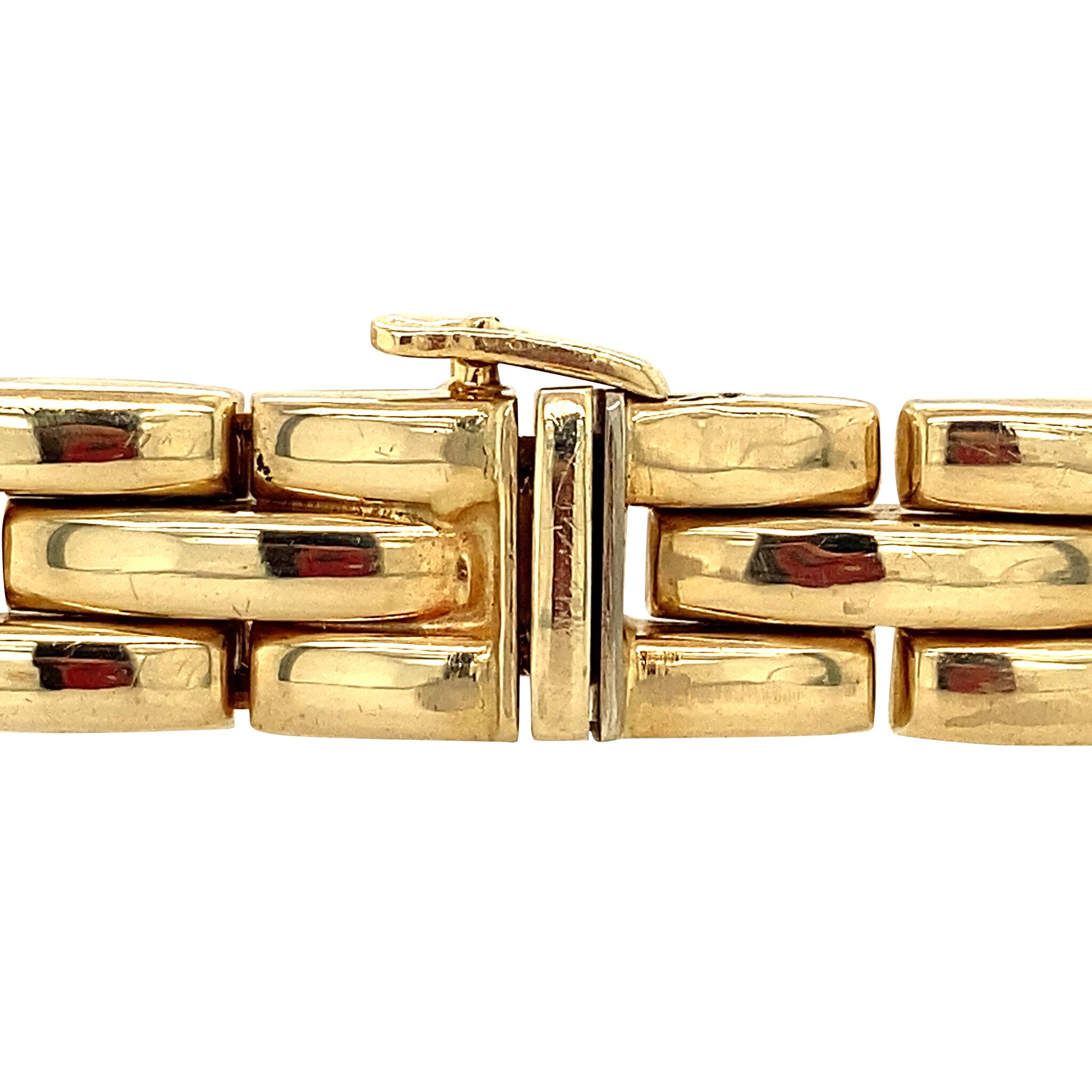 Gold bracelet fantasy 19 cm 14 krt