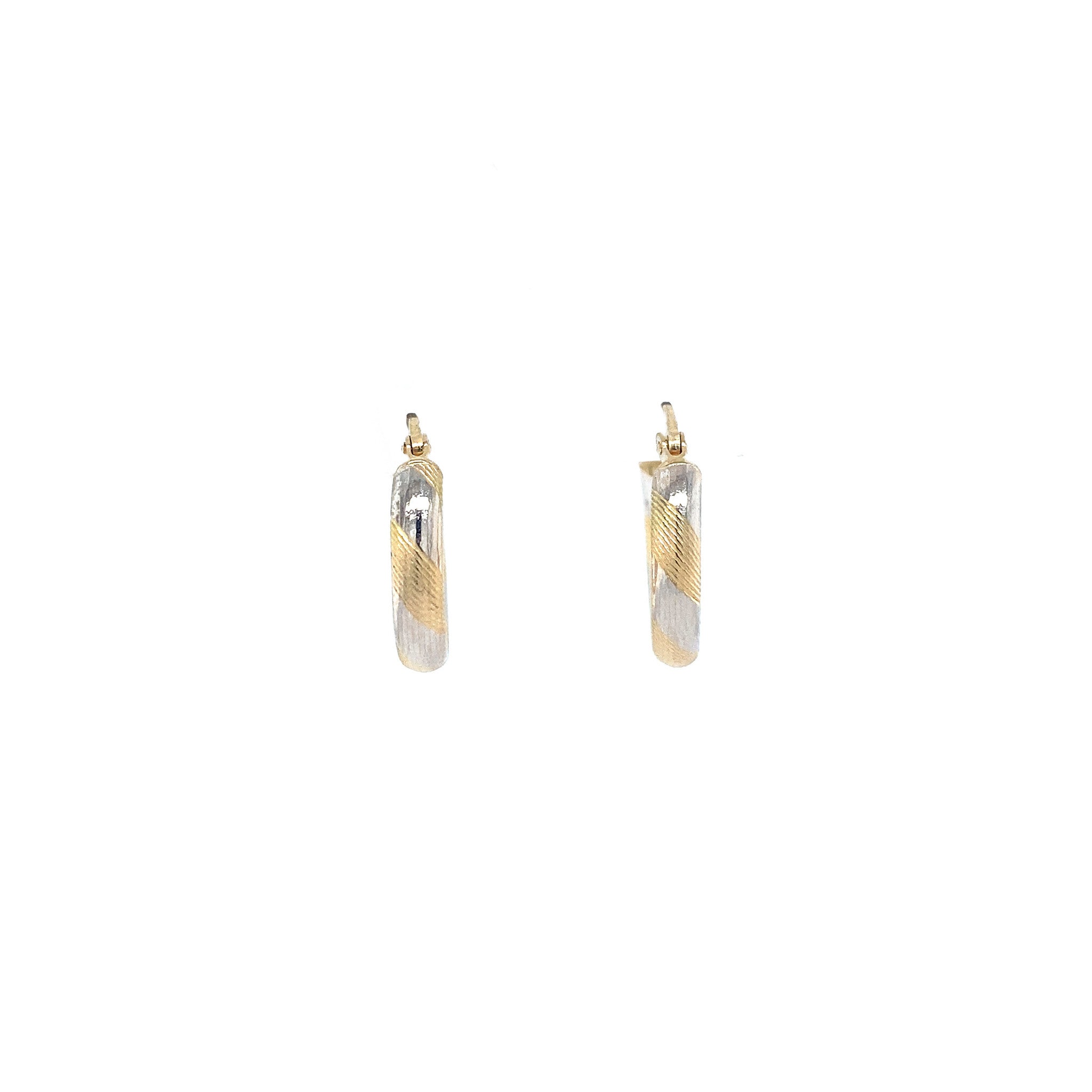 18 kt gold earrings