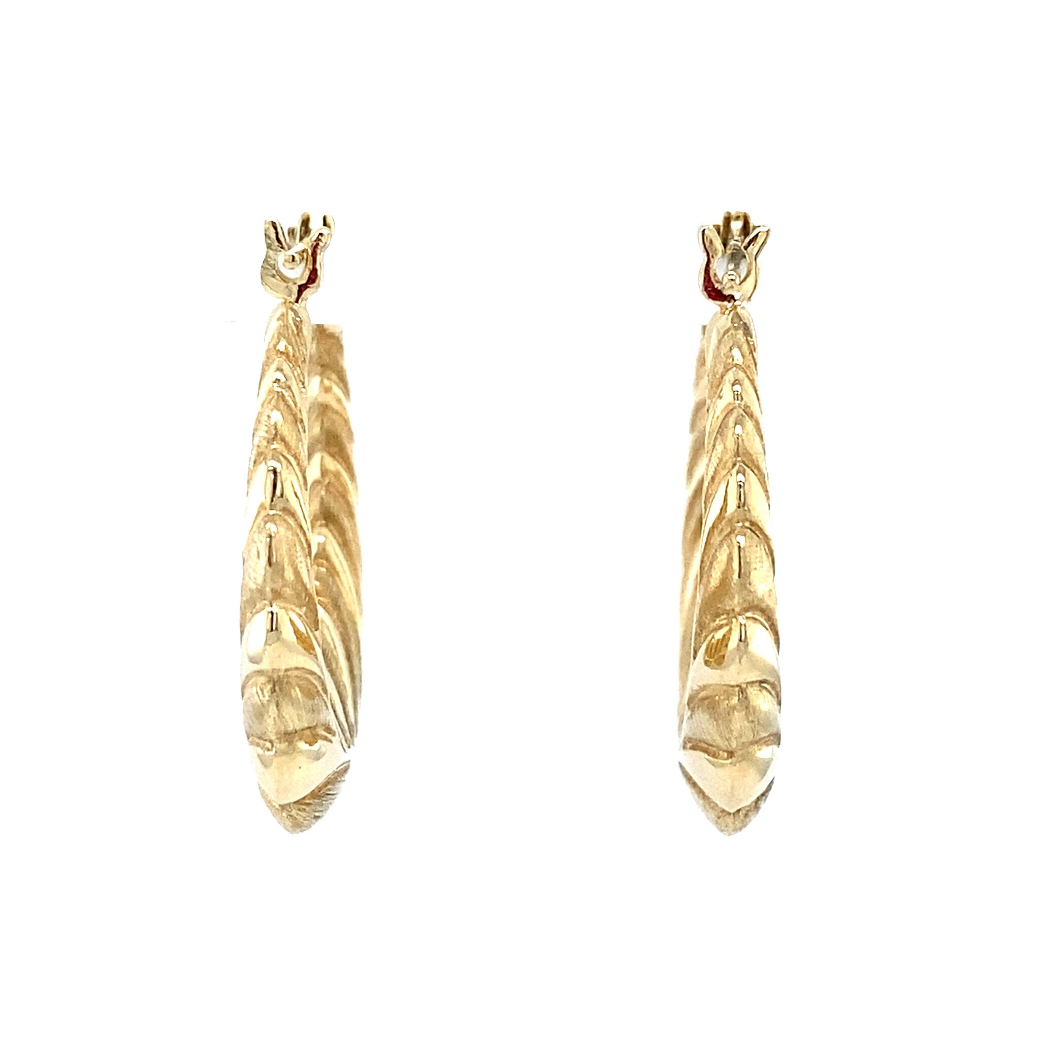 14 kt gold fantasy earrings