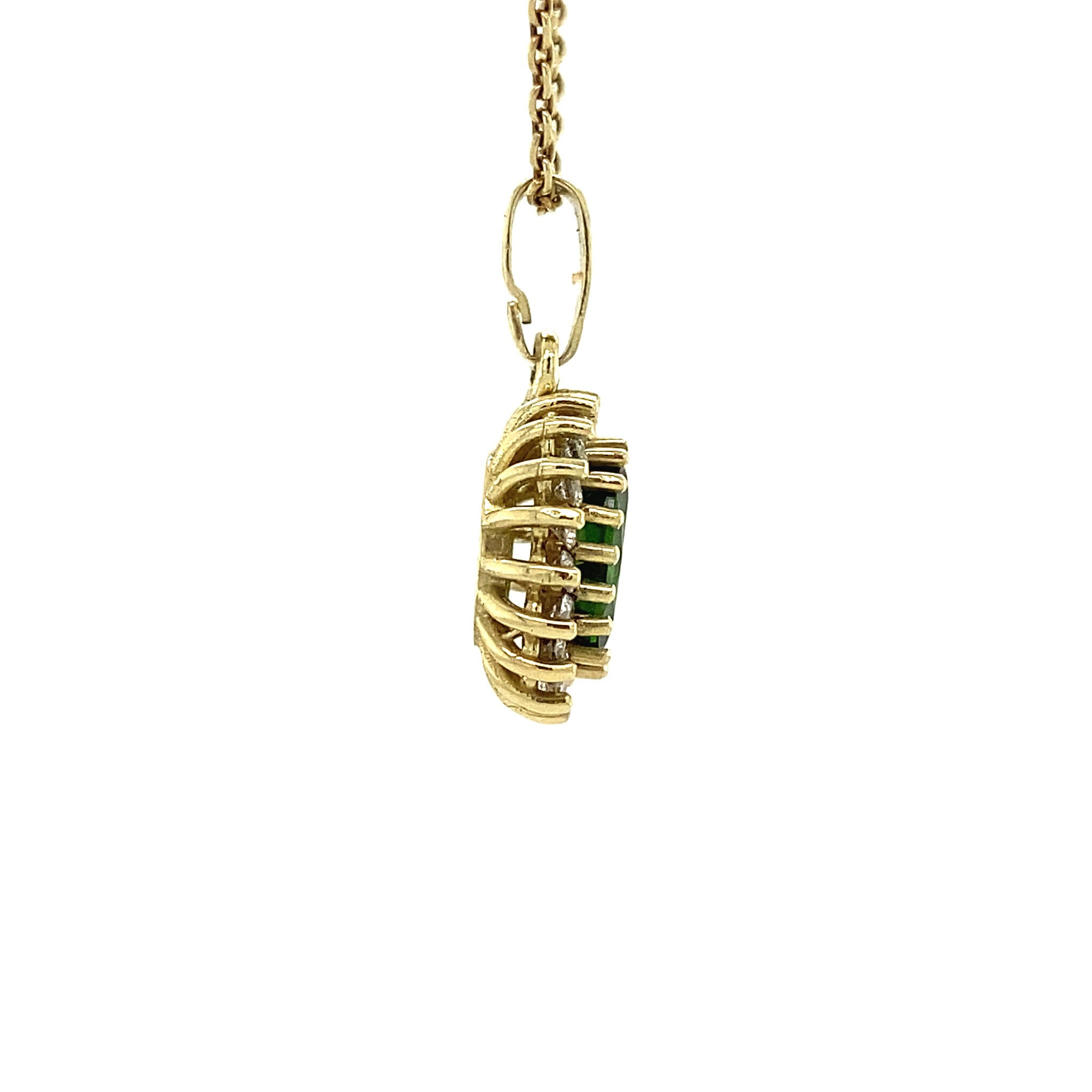 Lady di pendant 14 krt - Moss