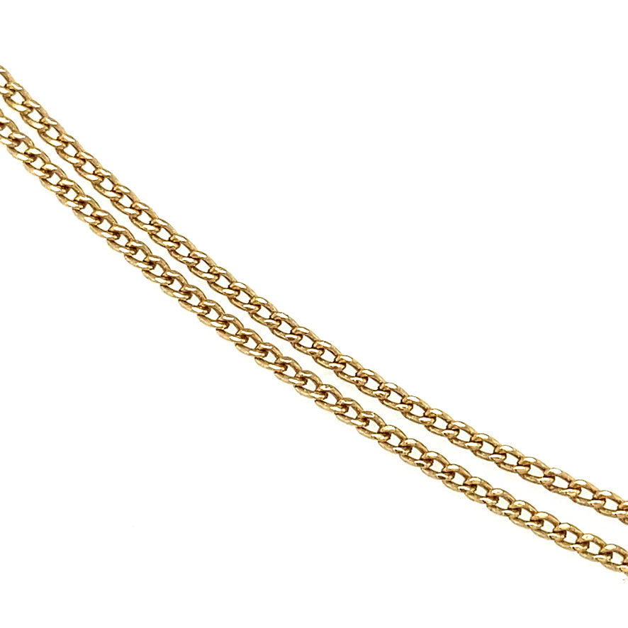 Gouden gourmet lengtecollier 14 krt