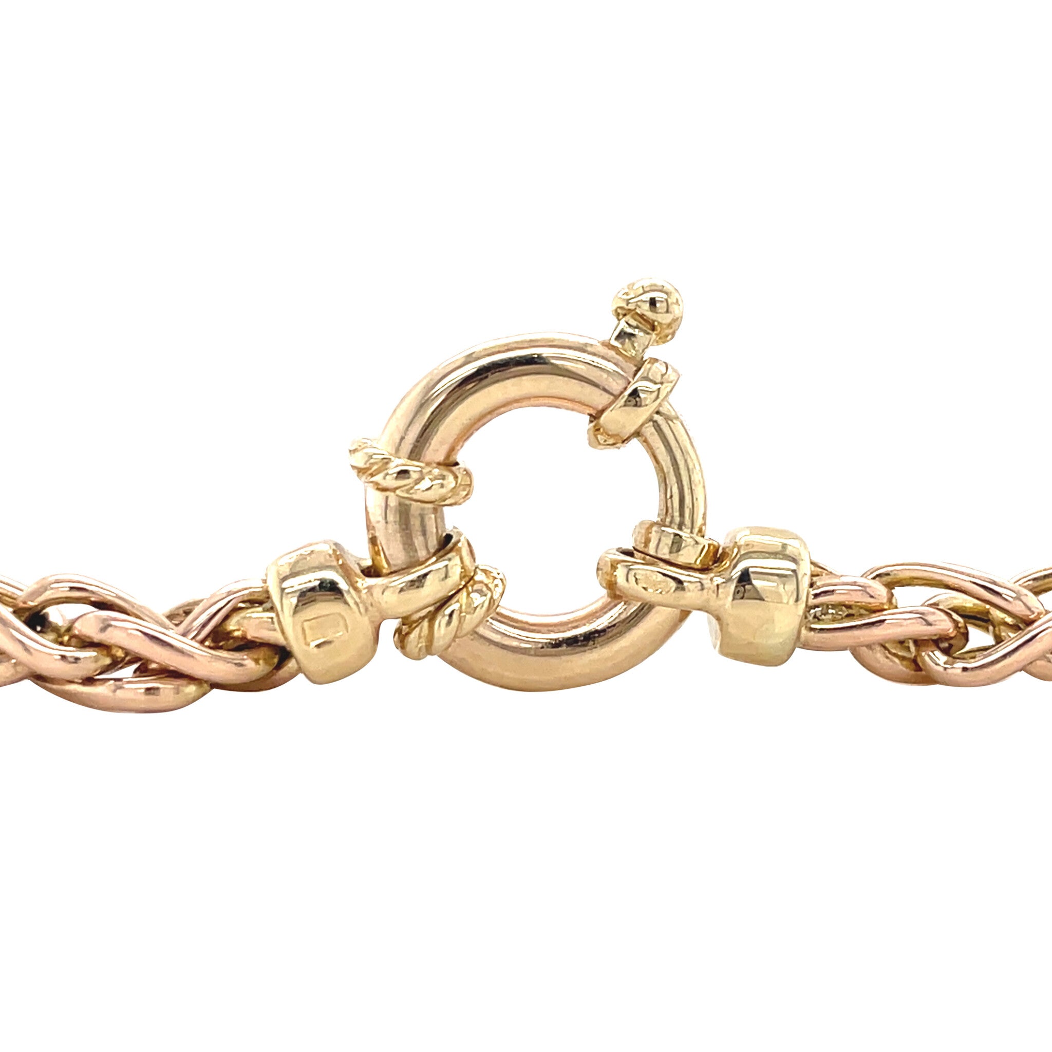 Vintage gold fox-tail bracelet, 14 kt