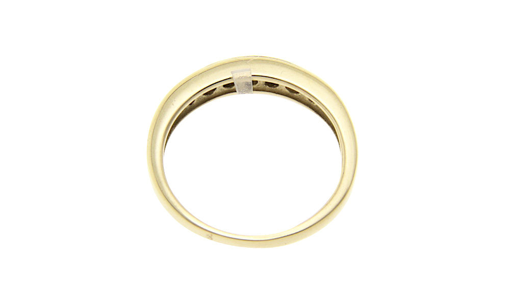 Gouden ring met diamant 14 krt