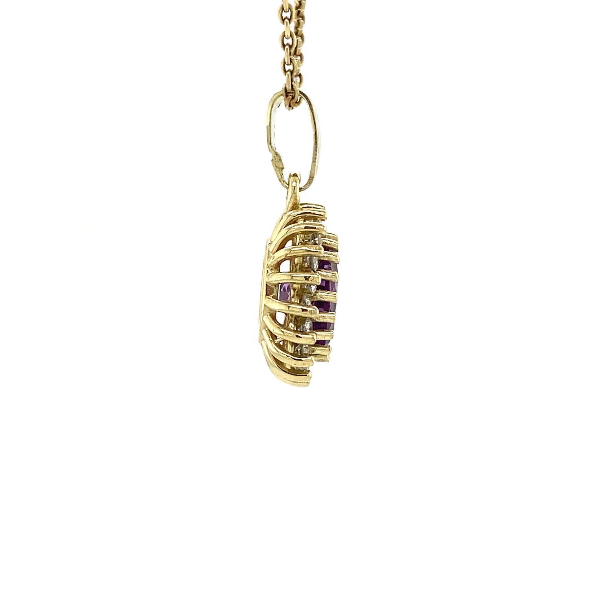 Lady di hanger 14 krt - Violet