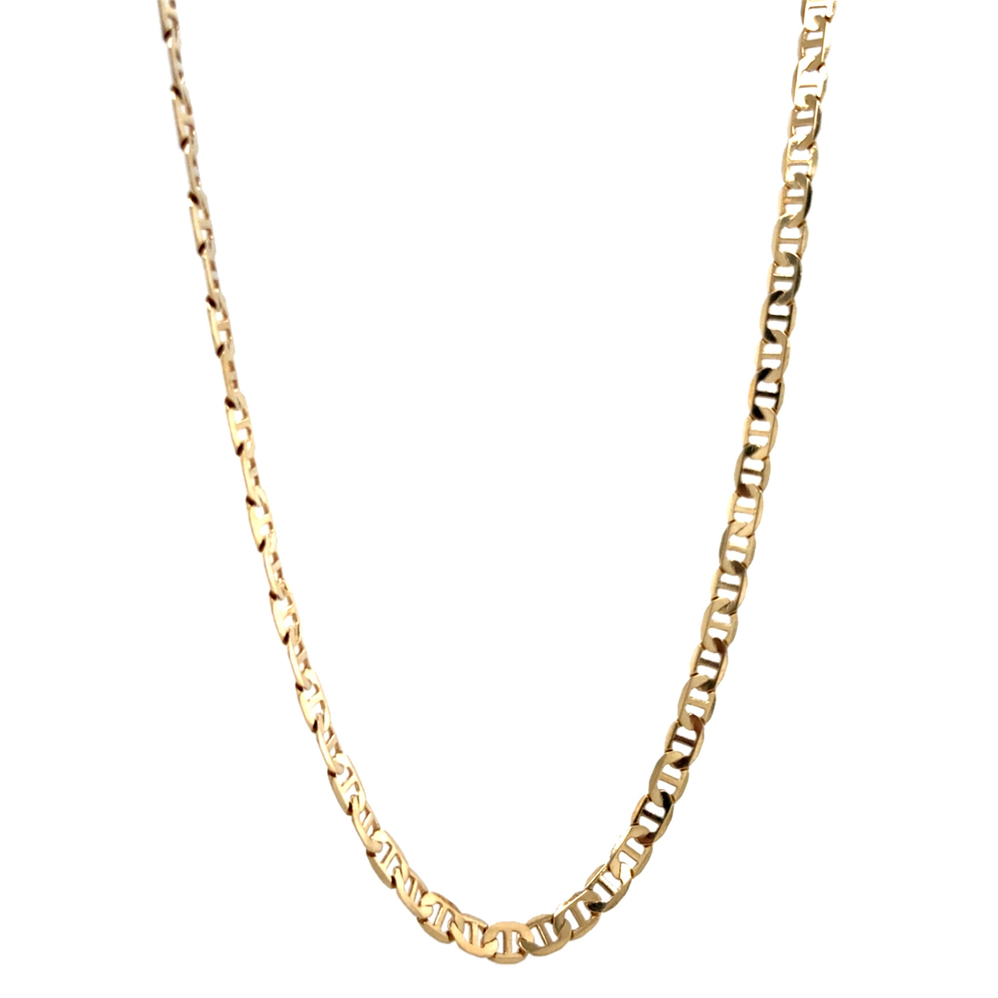 Gouden vintage marine collier 14 krt