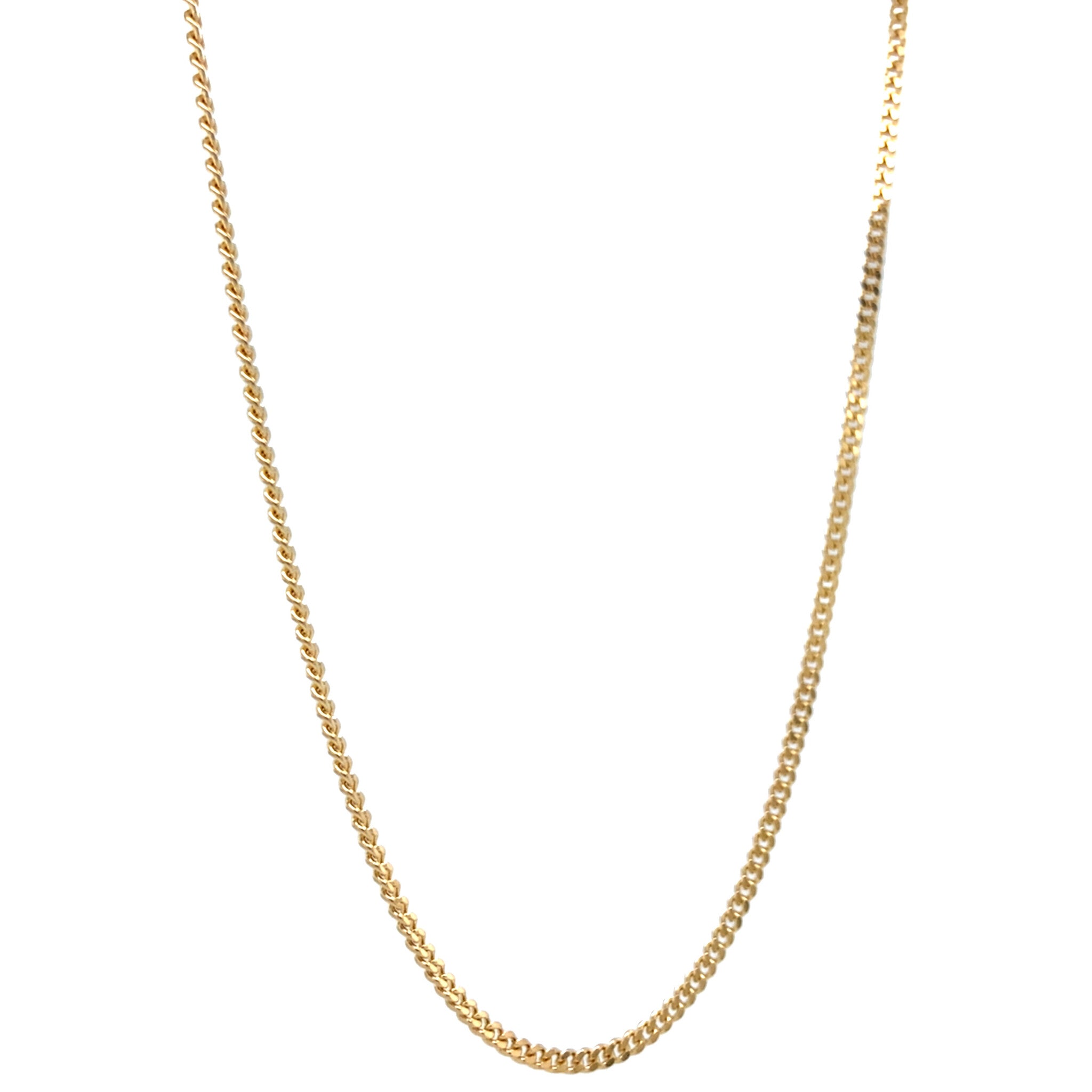 Gold gourmet necklace 14 kt