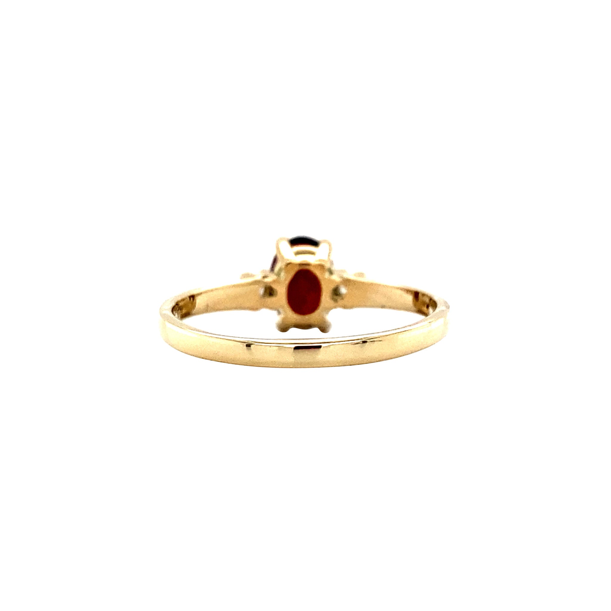 Grace ring 14 kt - Merlot