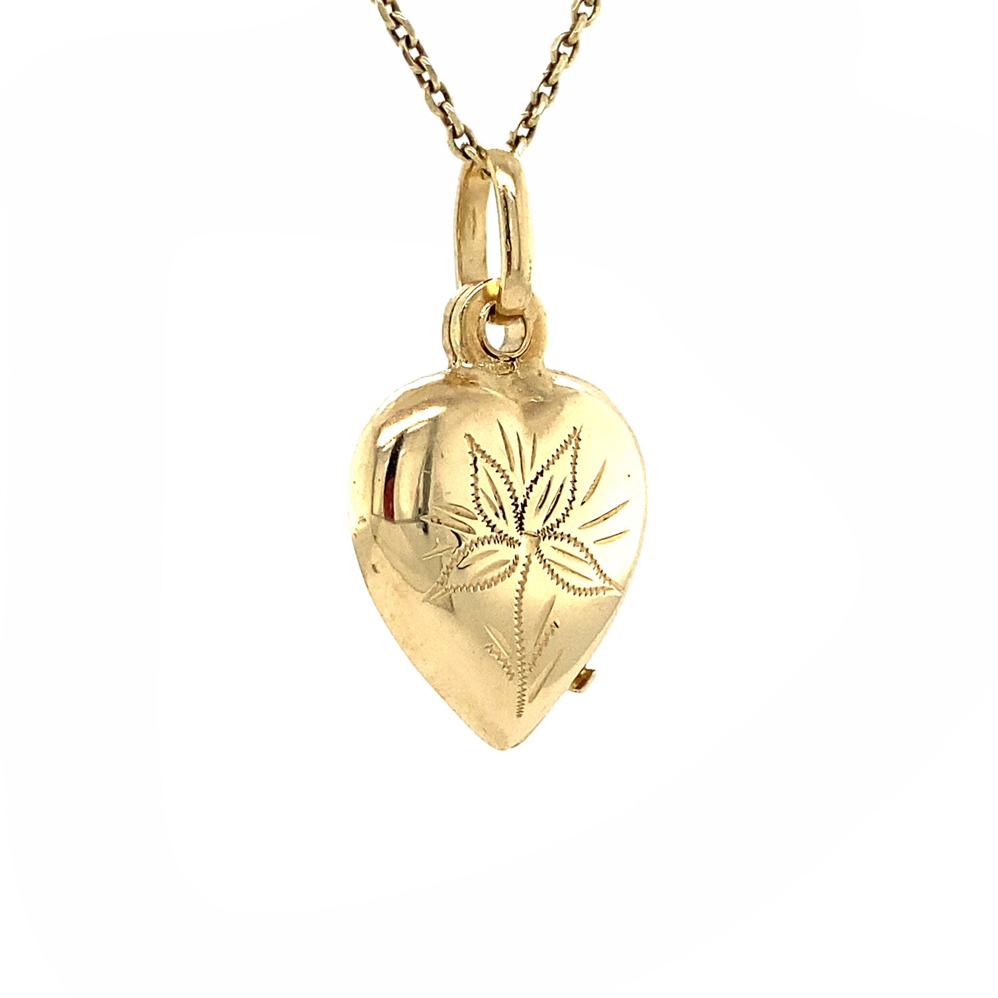 Gouden medaillon hart 14 krt