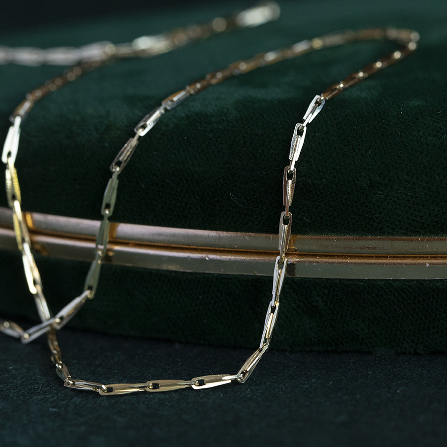 14 kt gold fantasy necklace