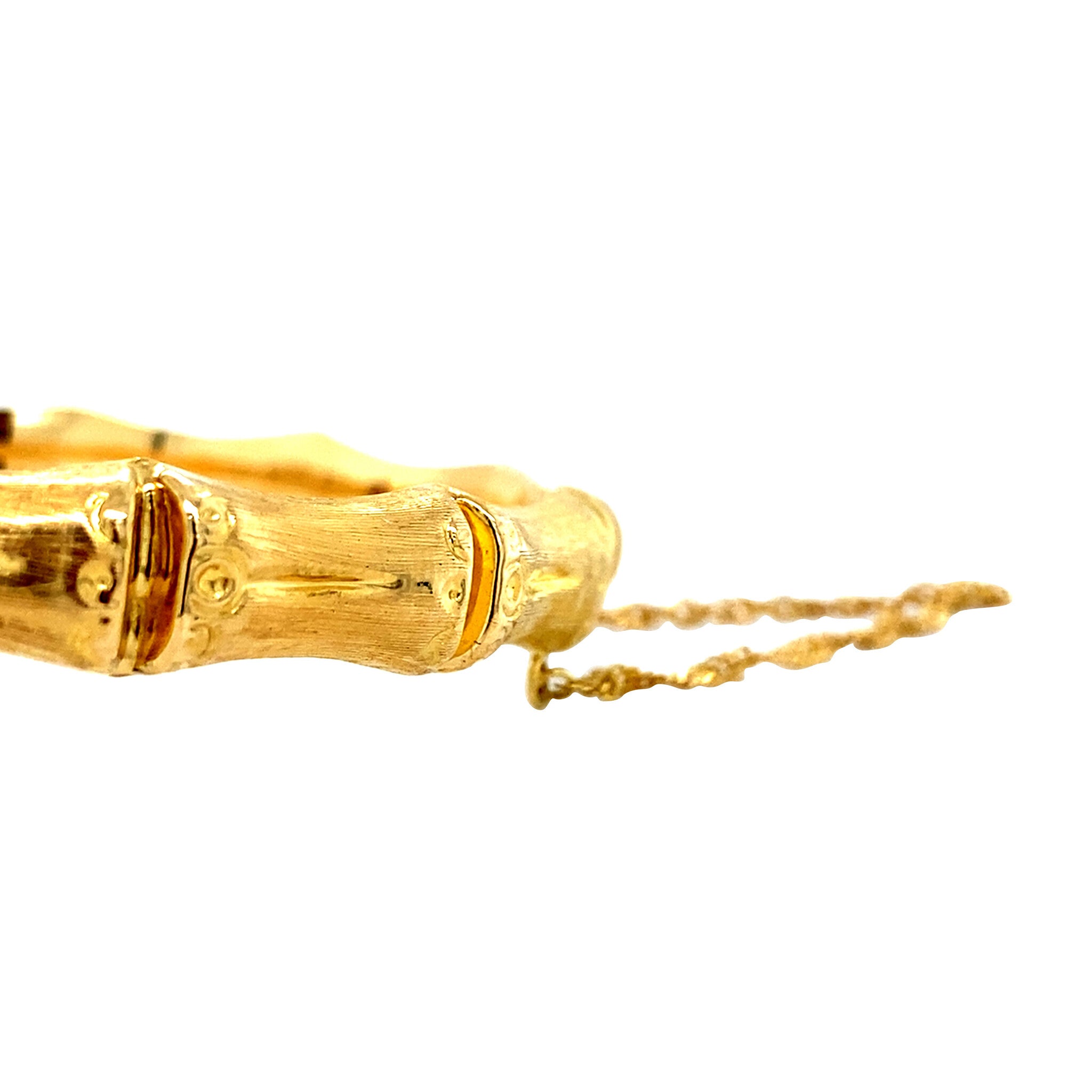 Gold bangle bamboo 18 krt