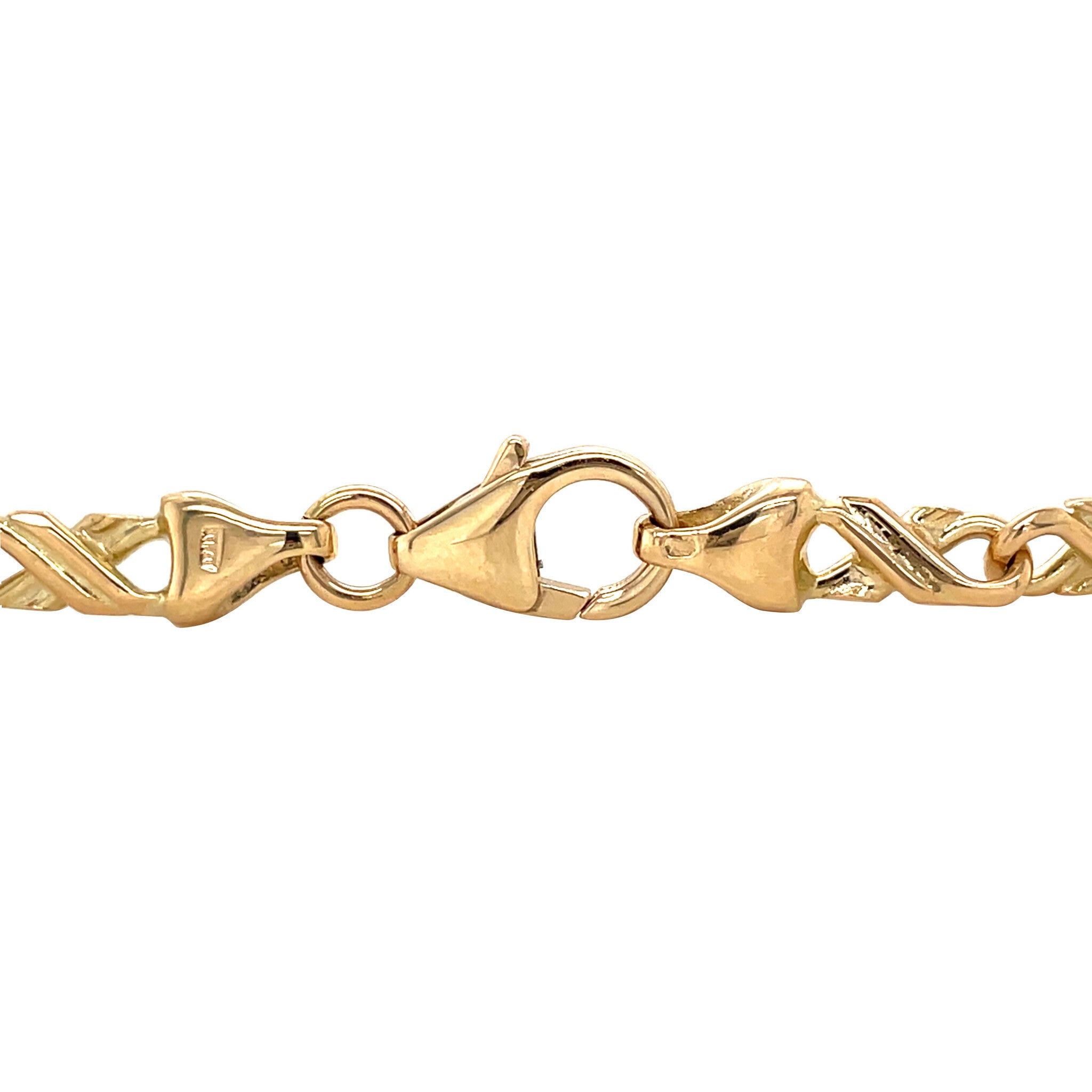 Gold vintage fantasy bracelet 18 kt