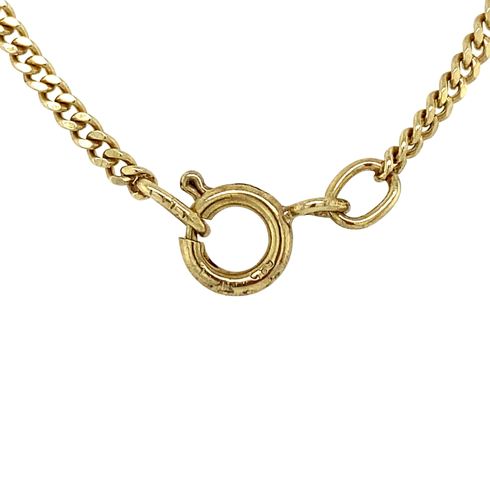Gouden collier gourmet 59 cm 14 krt