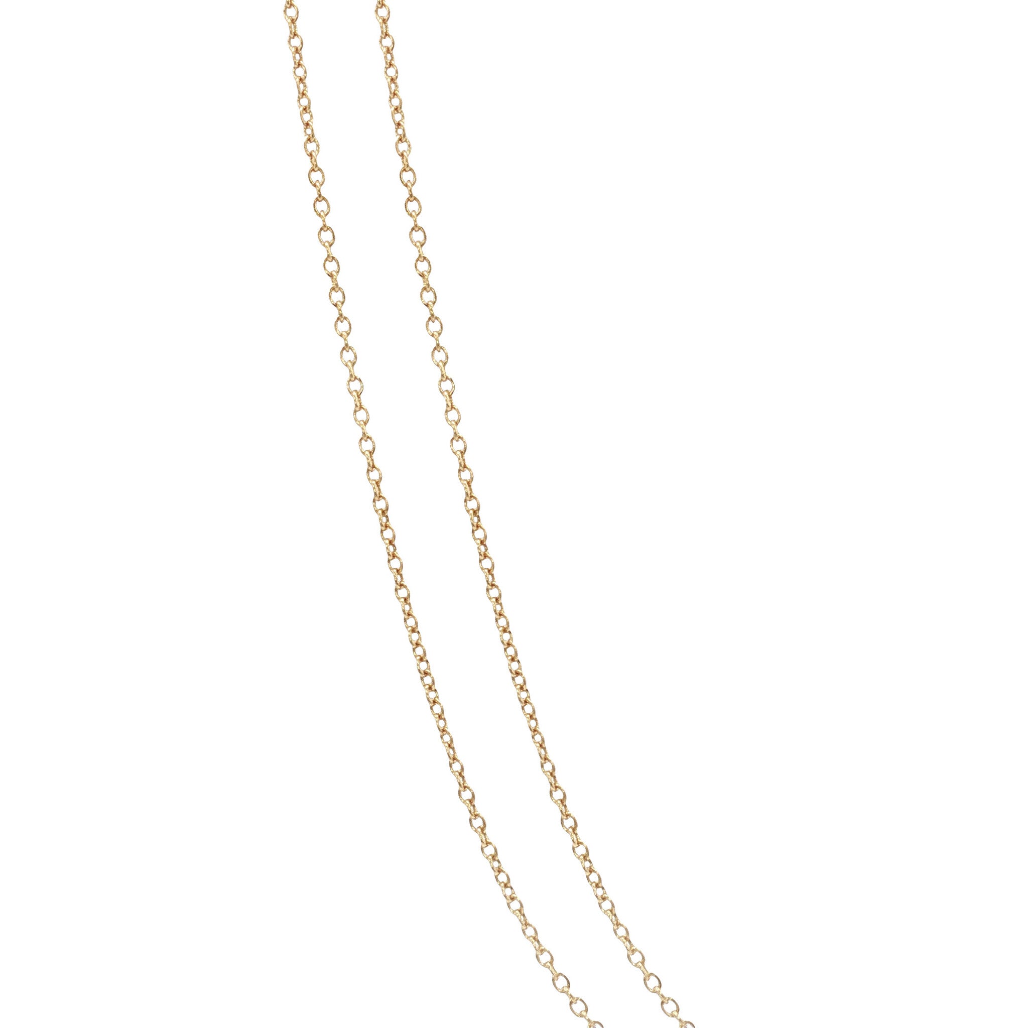 Gold anchor necklace 14 kt