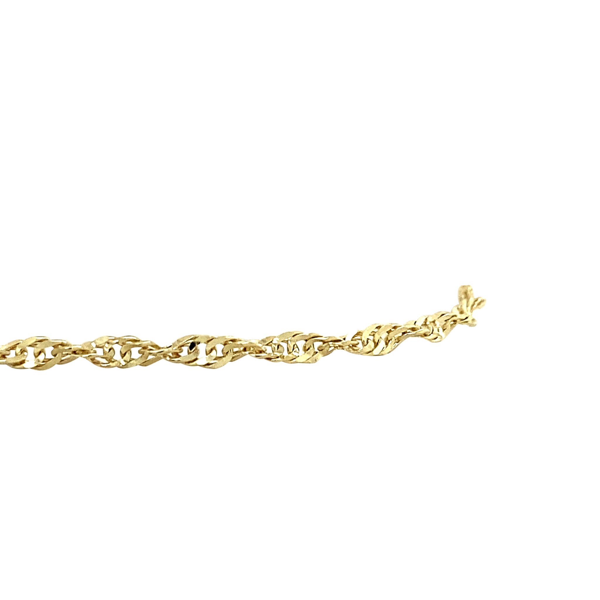 Gouden armband singapore 18 cm 14 krt