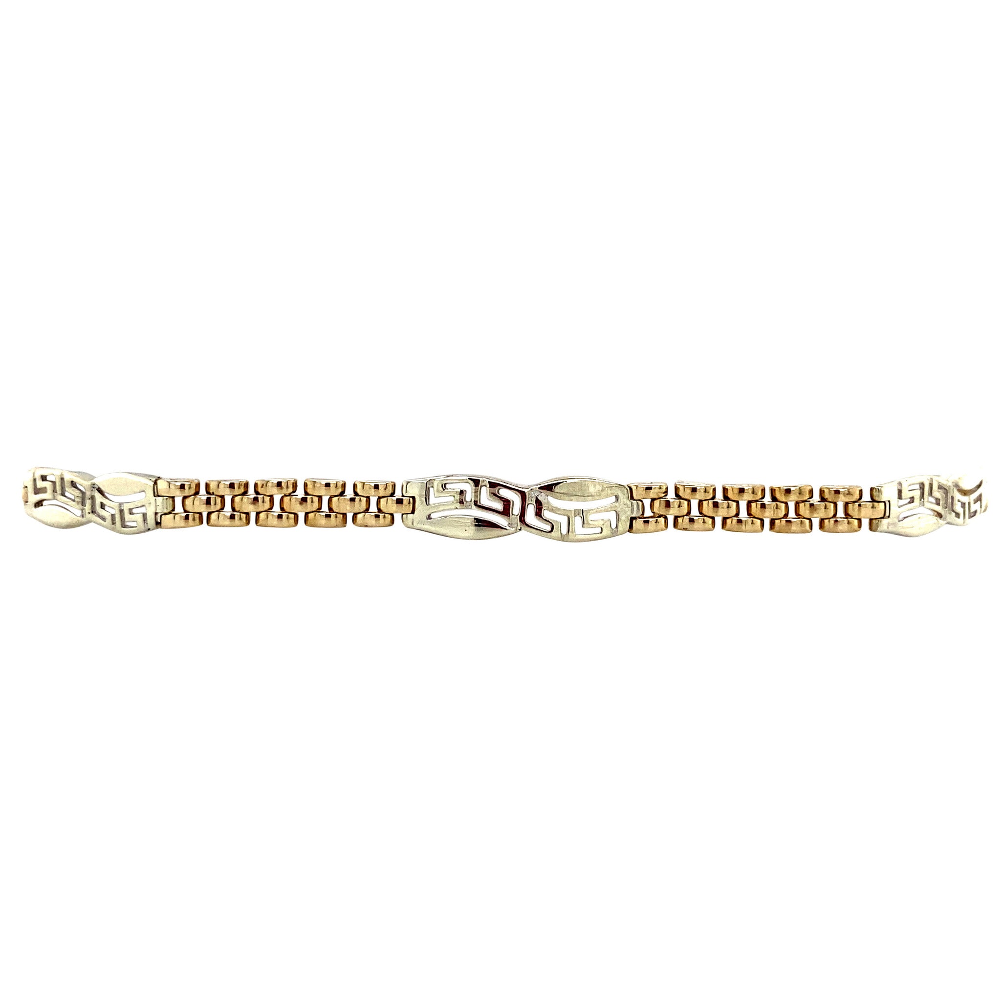 Vintage gold fantasy bracelet 14 kt