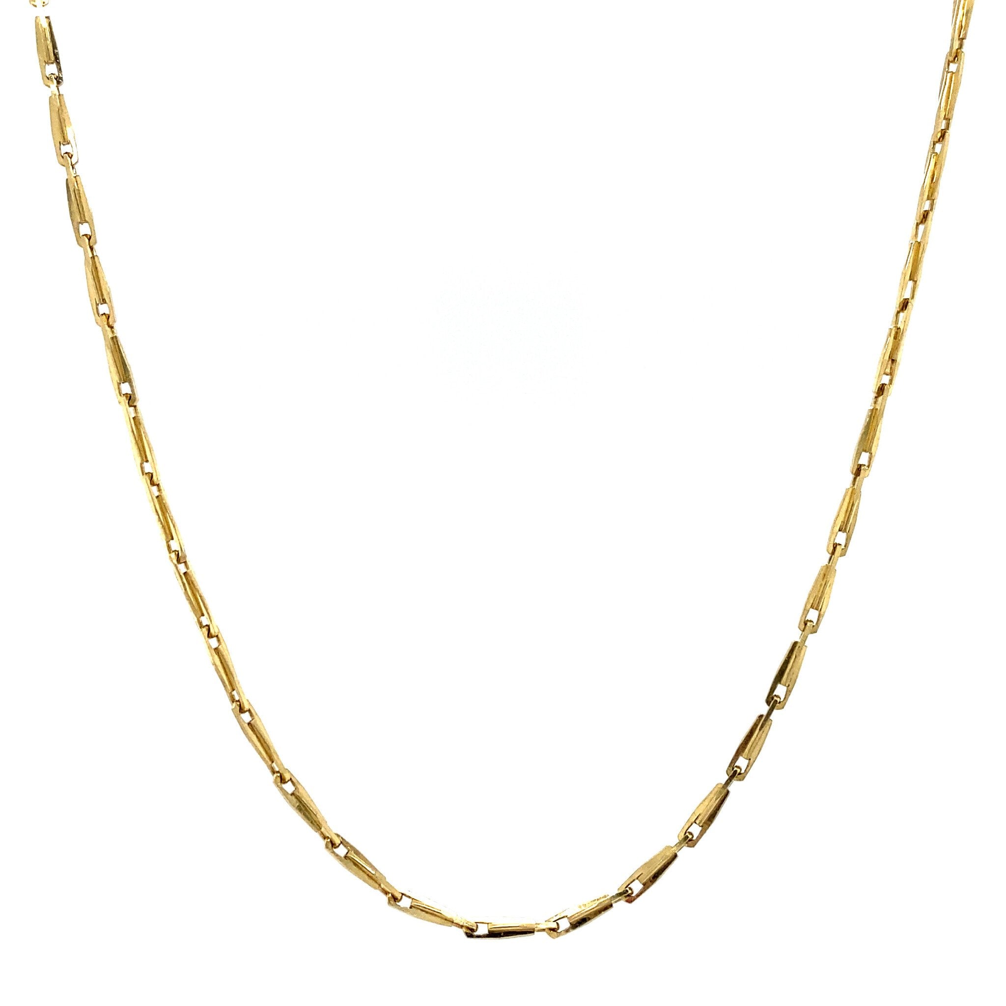 14 kt gold fantasy necklace