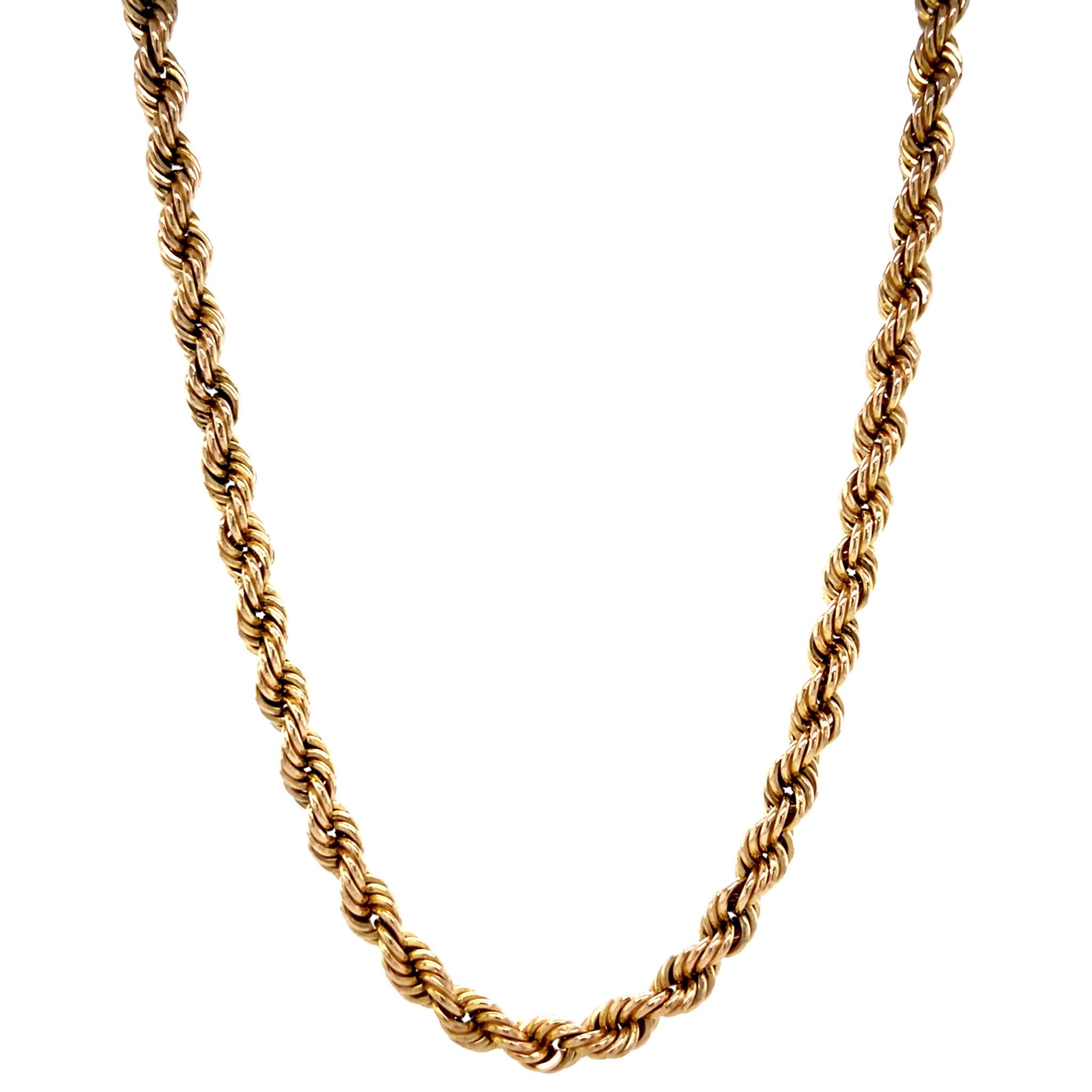 Gouden koord collier 14 krt