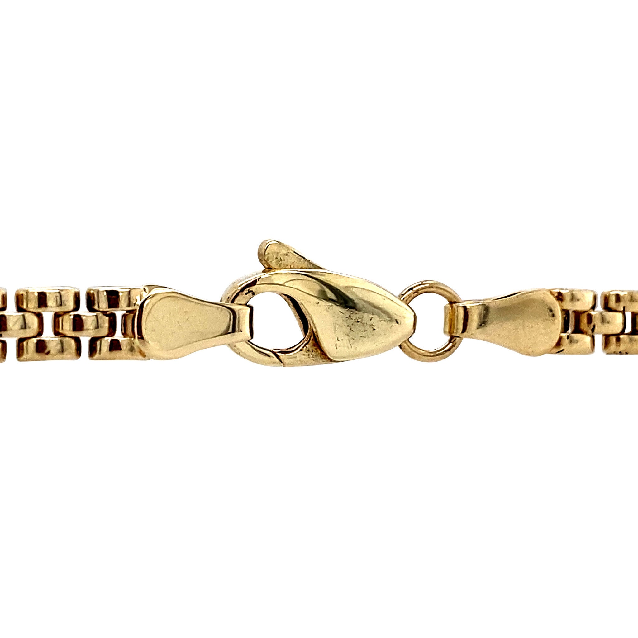 Vintage gold fantasy bracelet 14 kt