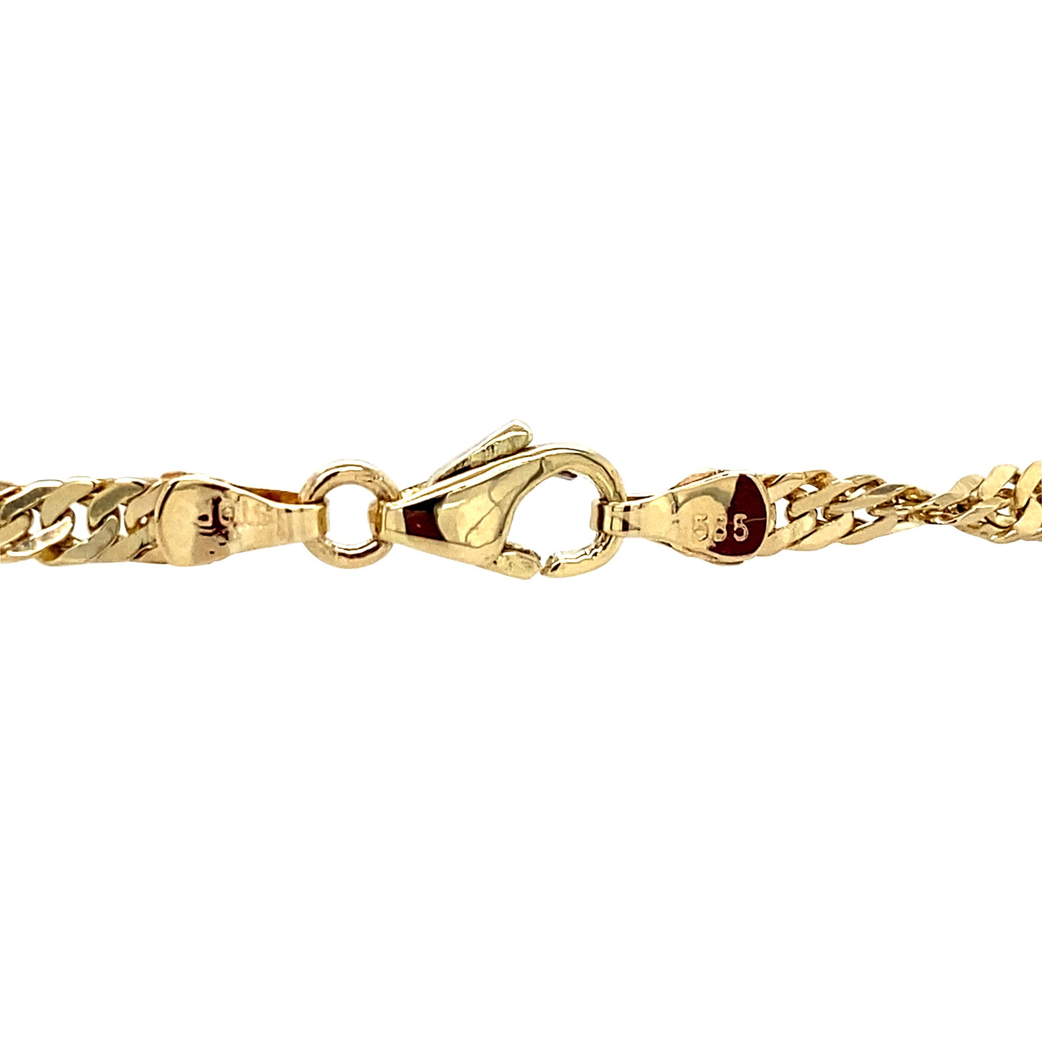 Vintage 14 kt gold Singapore bracelet