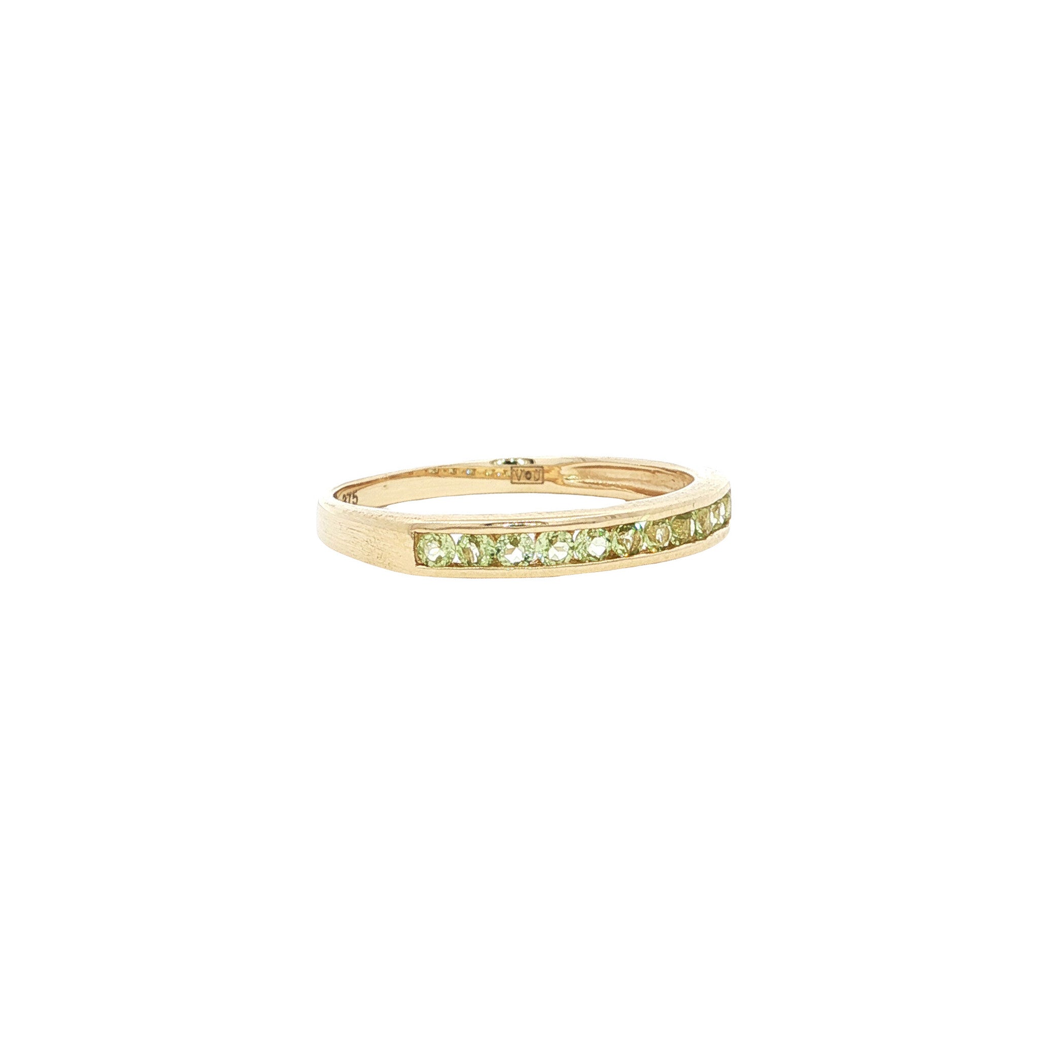Ring met peridoot 9 kt