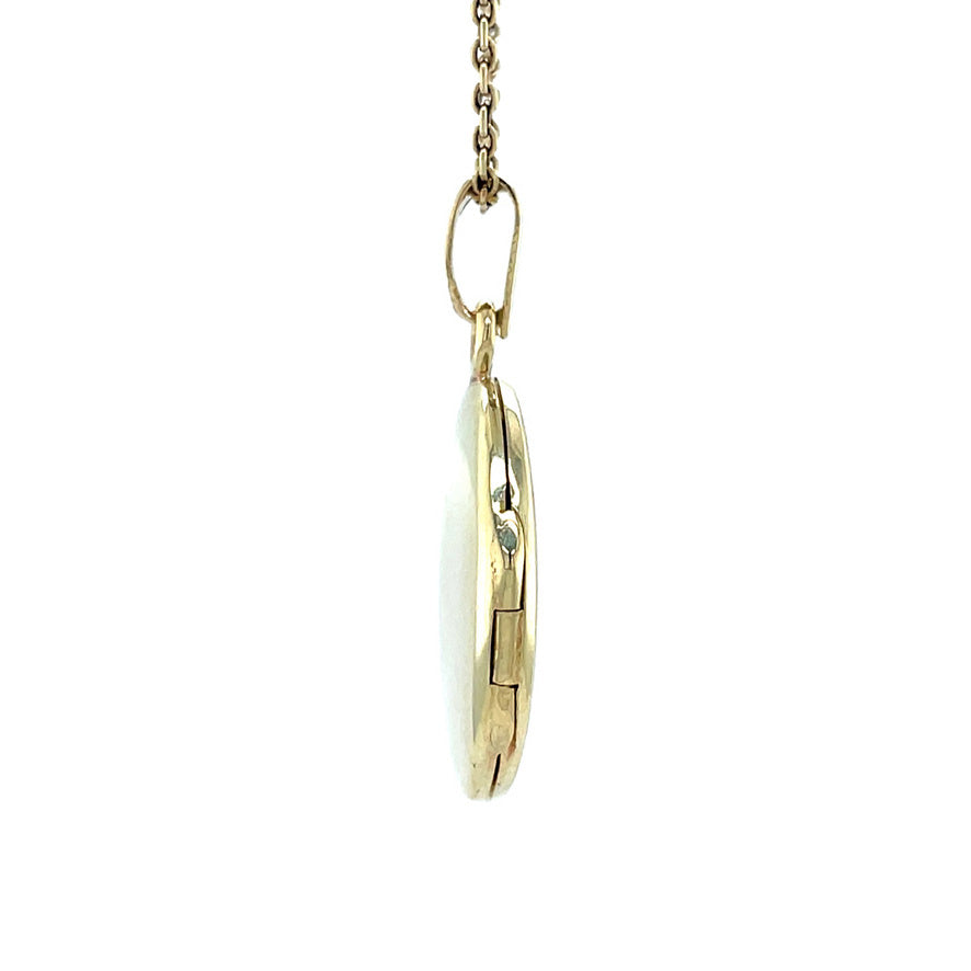 14 kt gold medallion