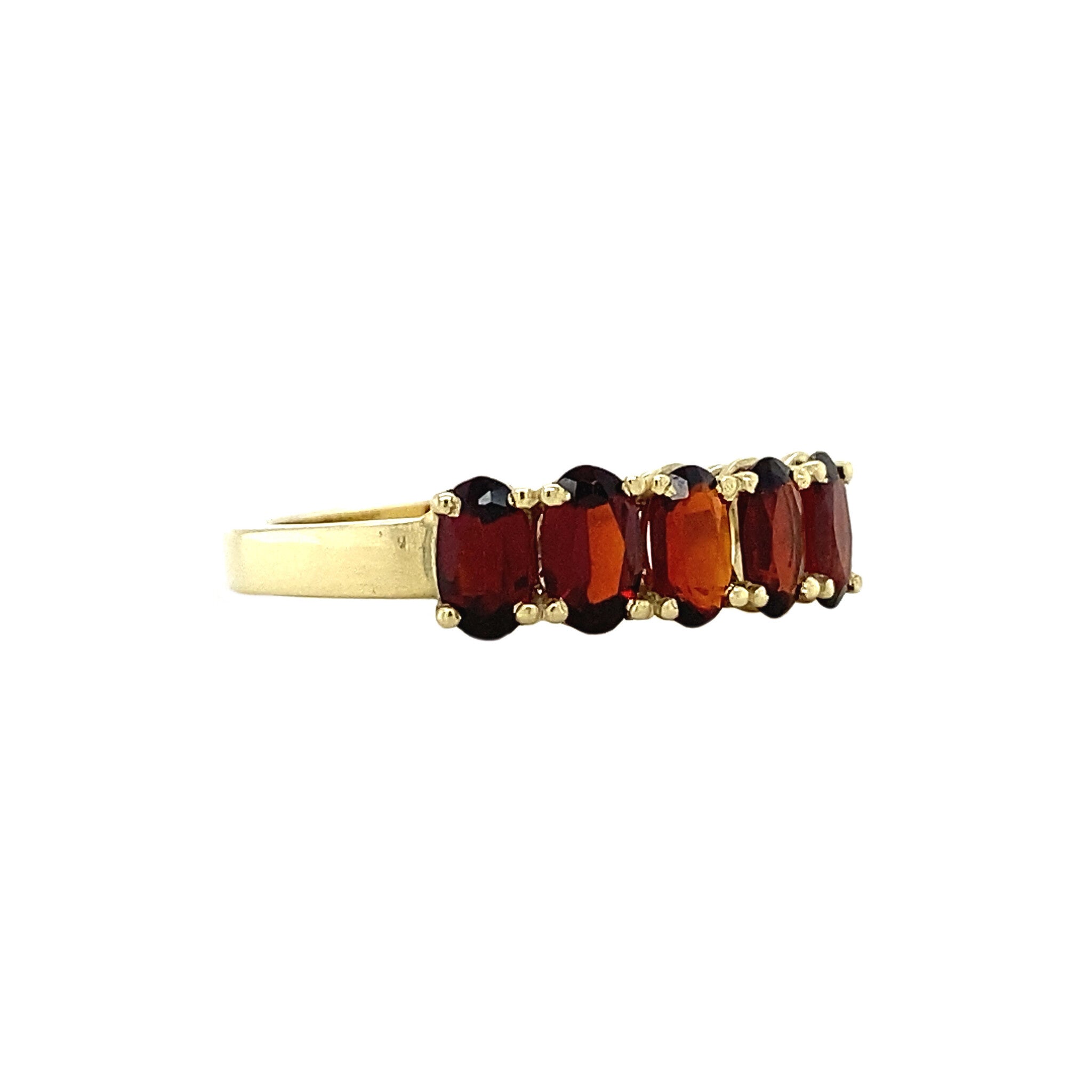 Josephine ring 14 kt - Merlot