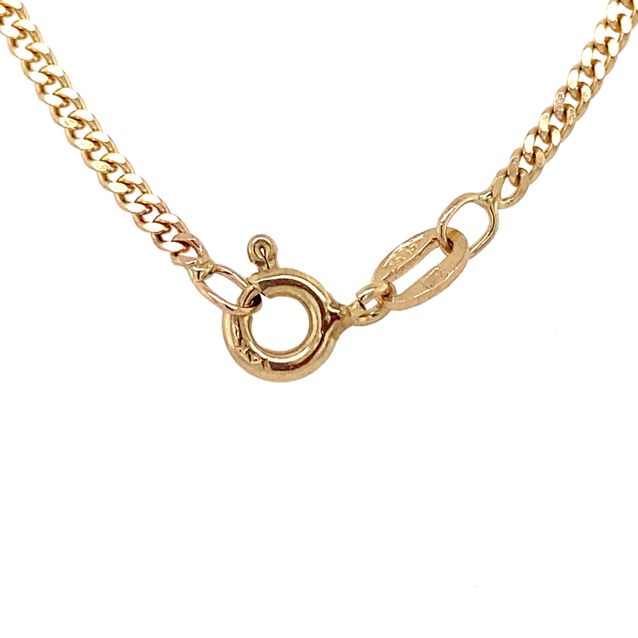 Gold gourmet necklace 14 kt