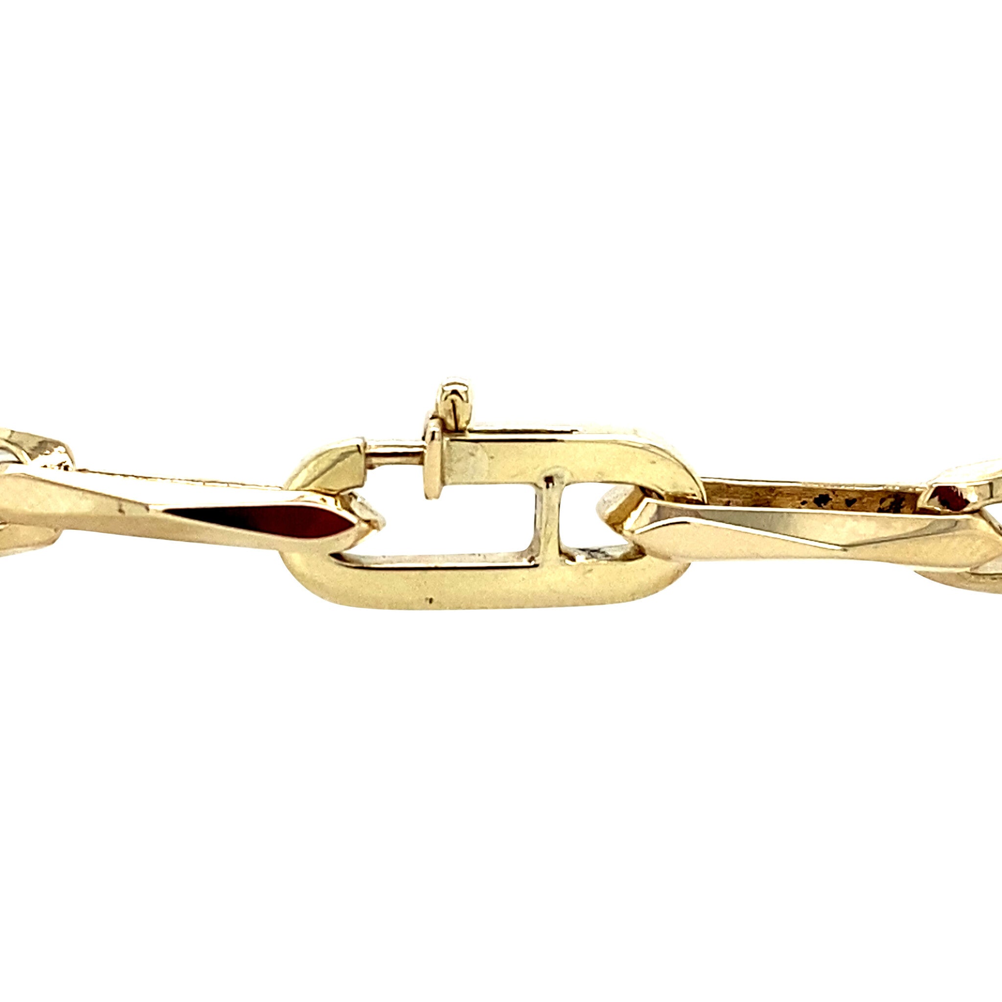 Gold closed for ever bracelet 14 krt