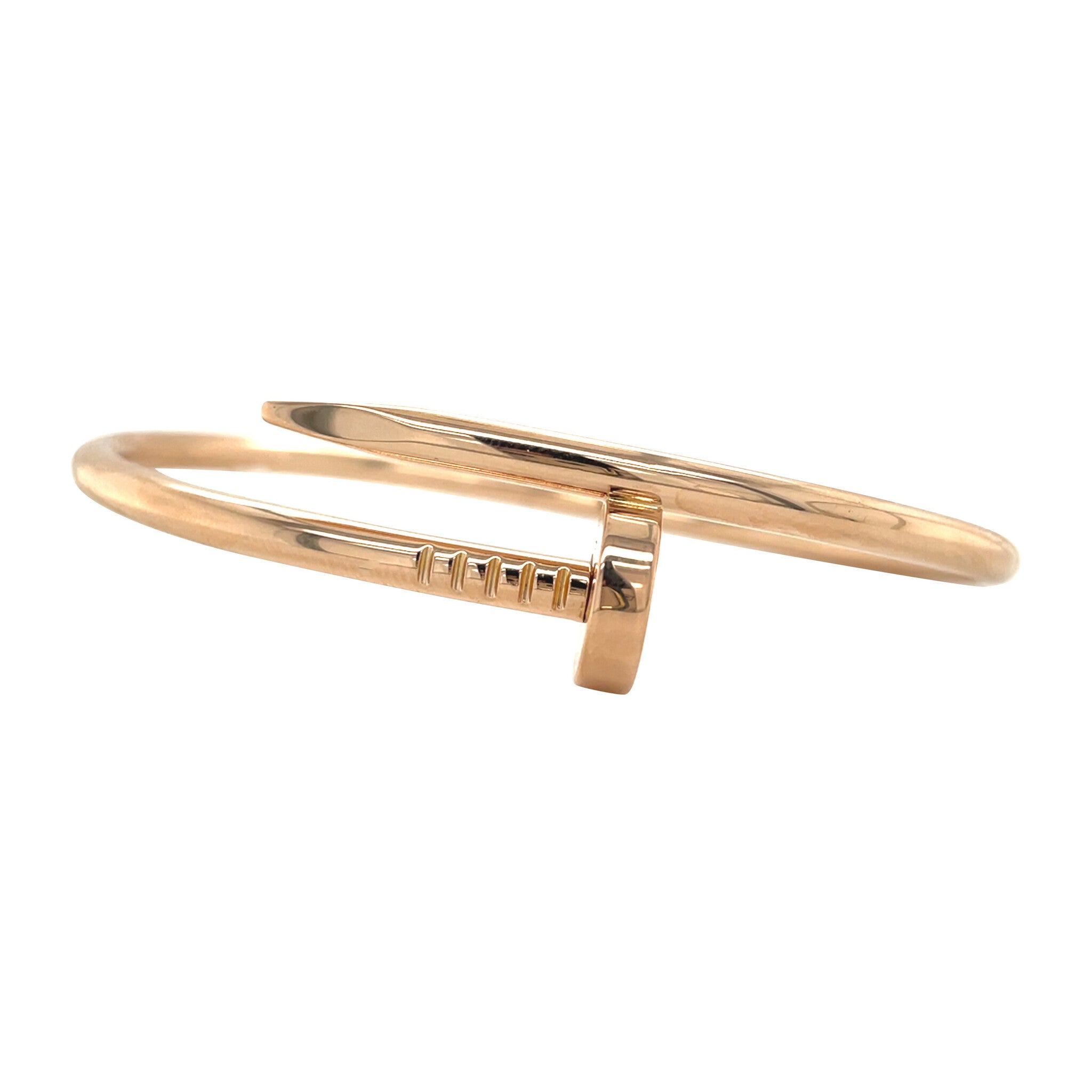 Roségouden vintage Cartier Juste un clou armband 18 kt