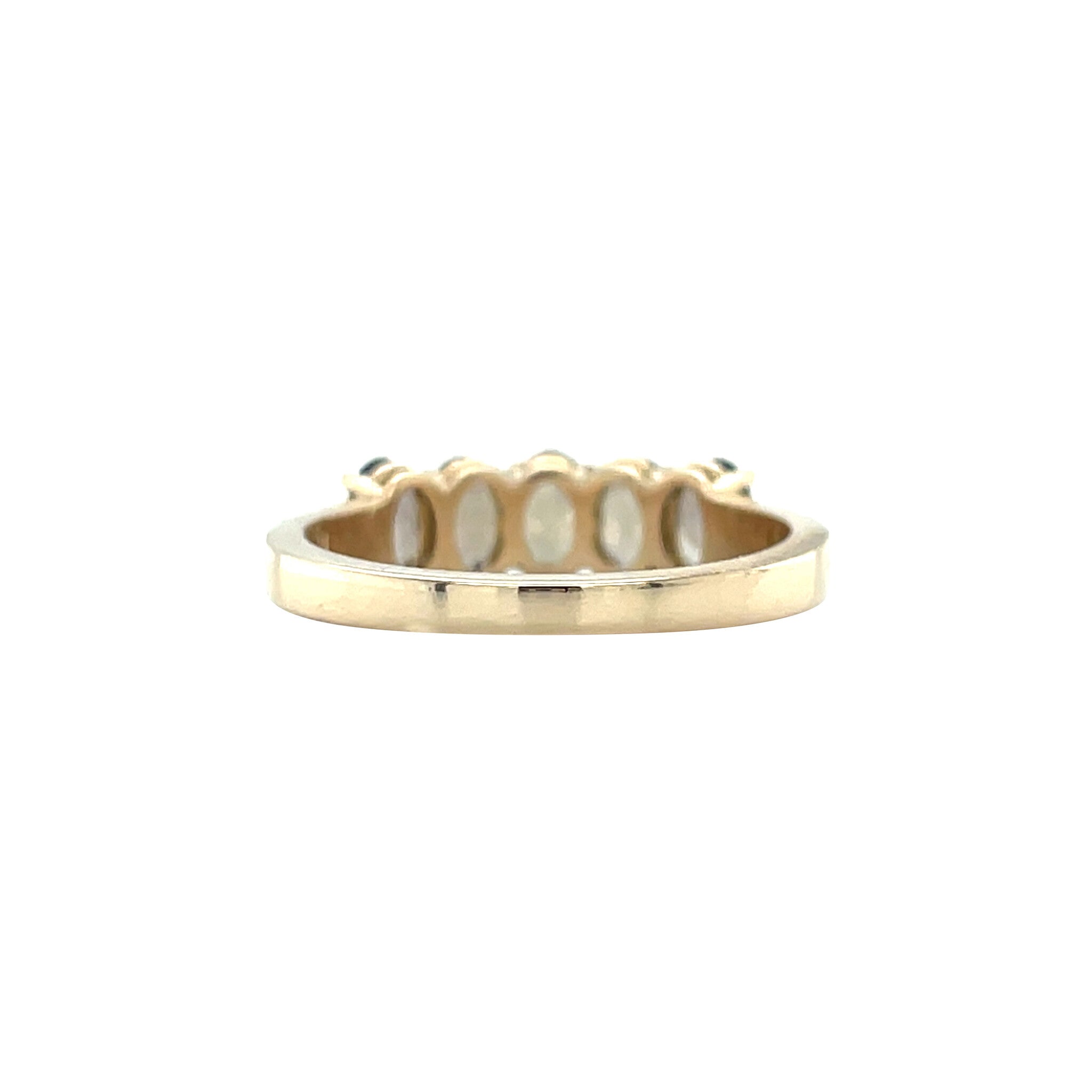 Josephine ring 14 krt - Solid rock