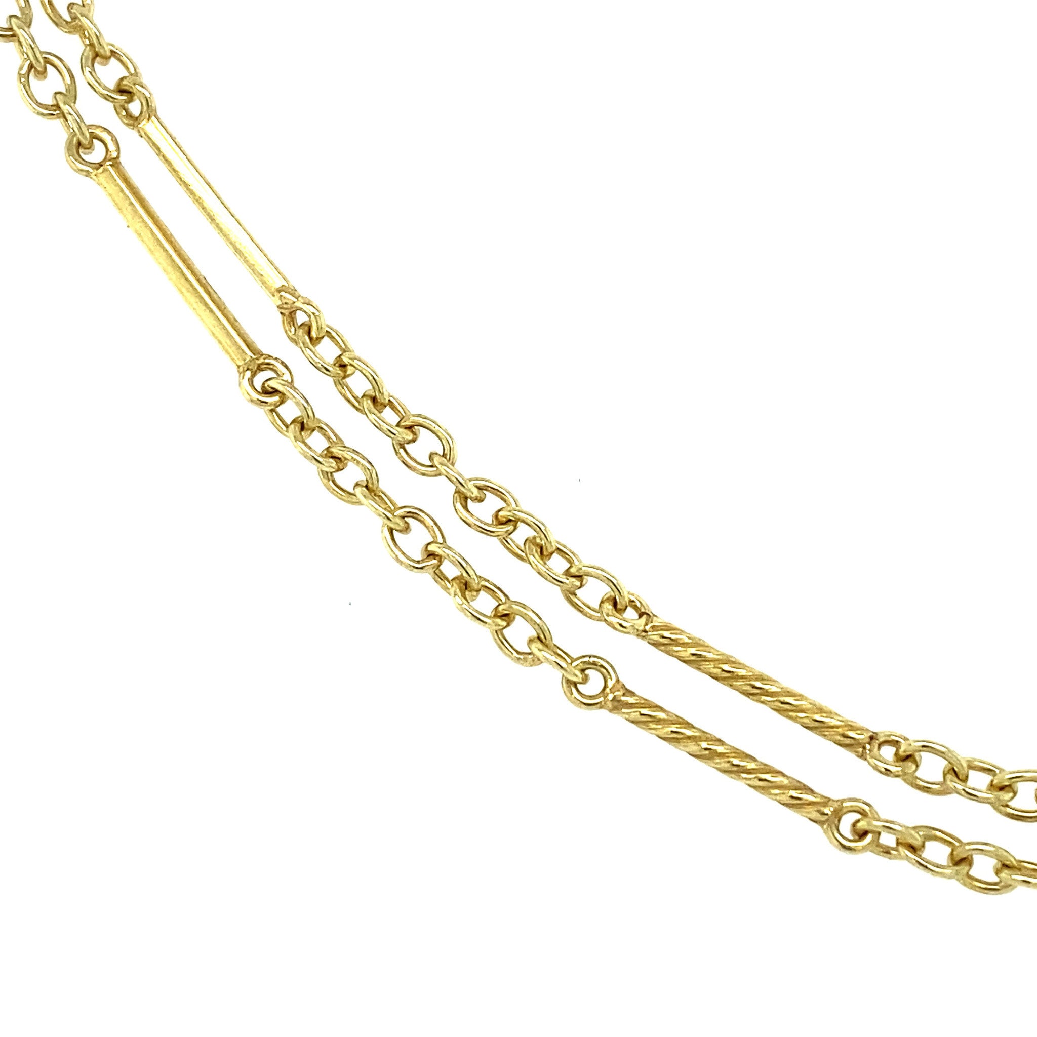 14 kt gold fantasy necklace