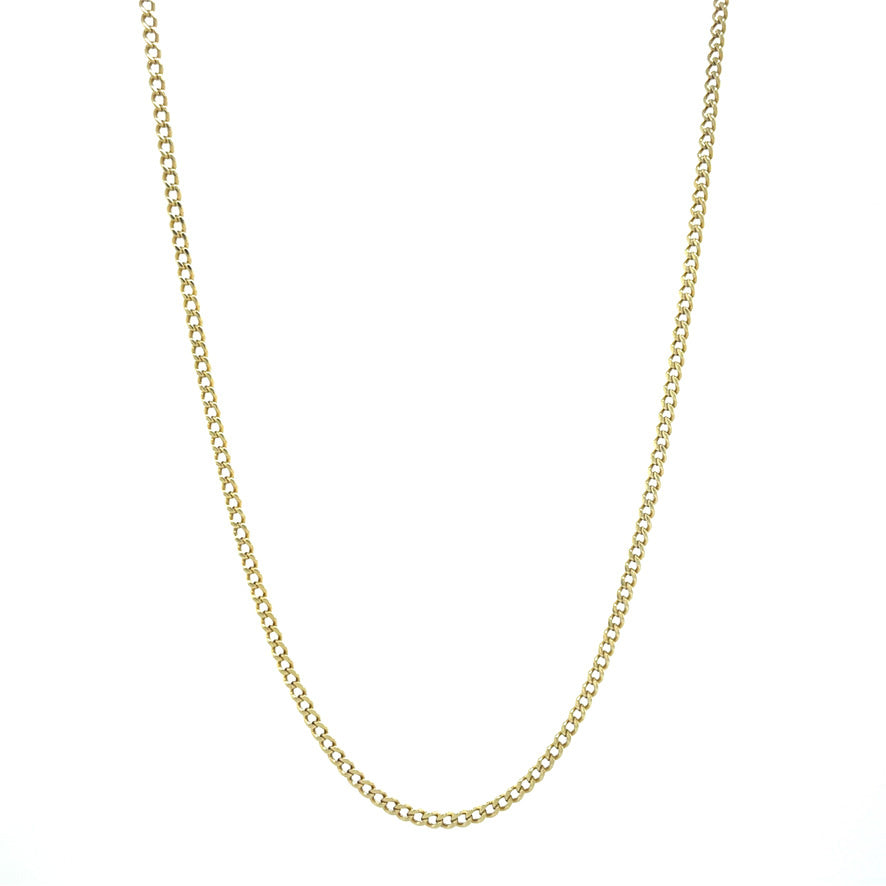 Gold vintage gourmet necklace 14 kt