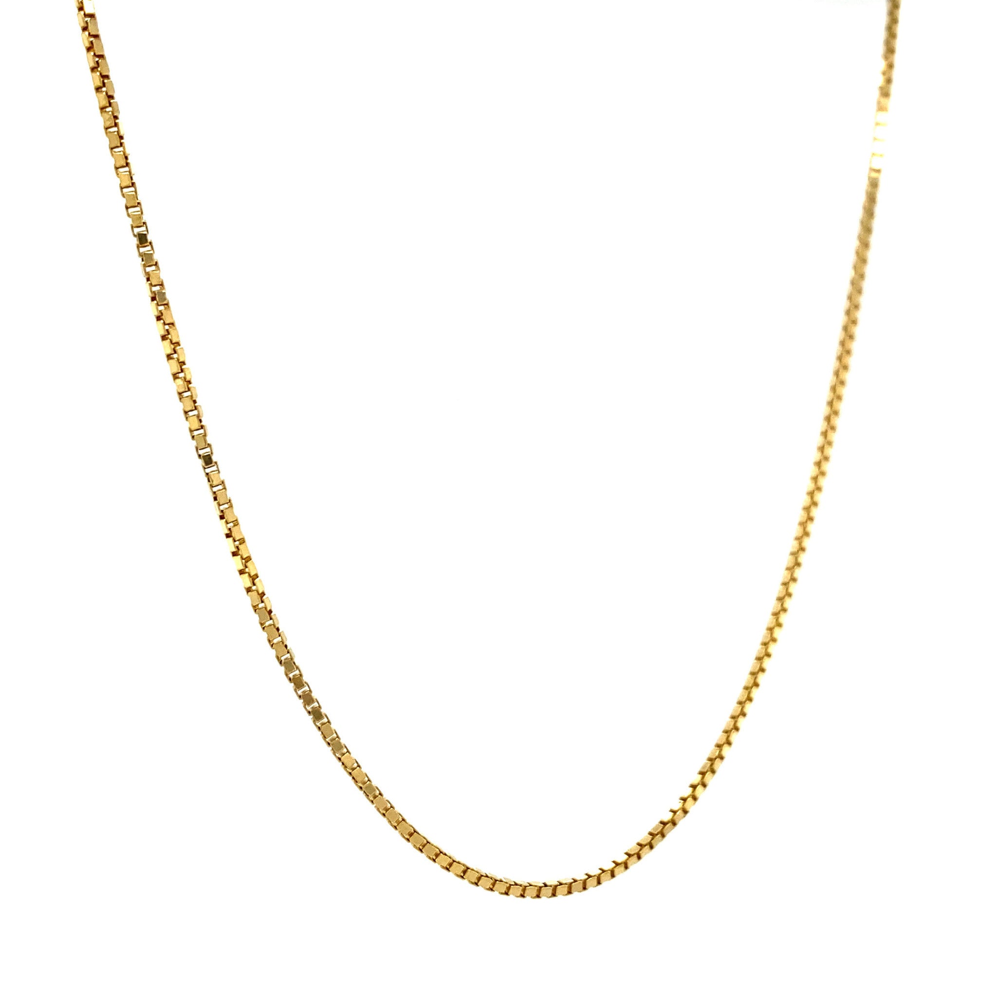 Gouden venetiaan lengtecollier 18 krt