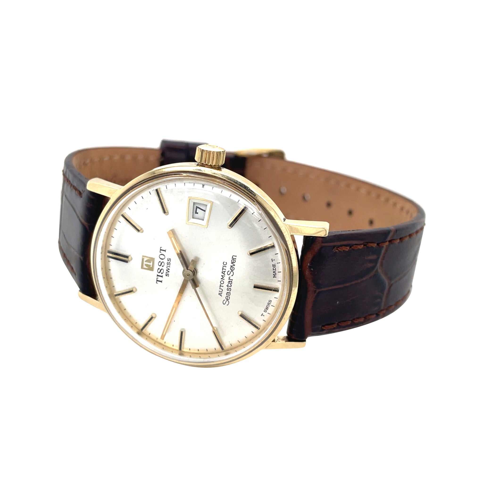 Vintage Tissot Seastar Seven horloge 14 krt