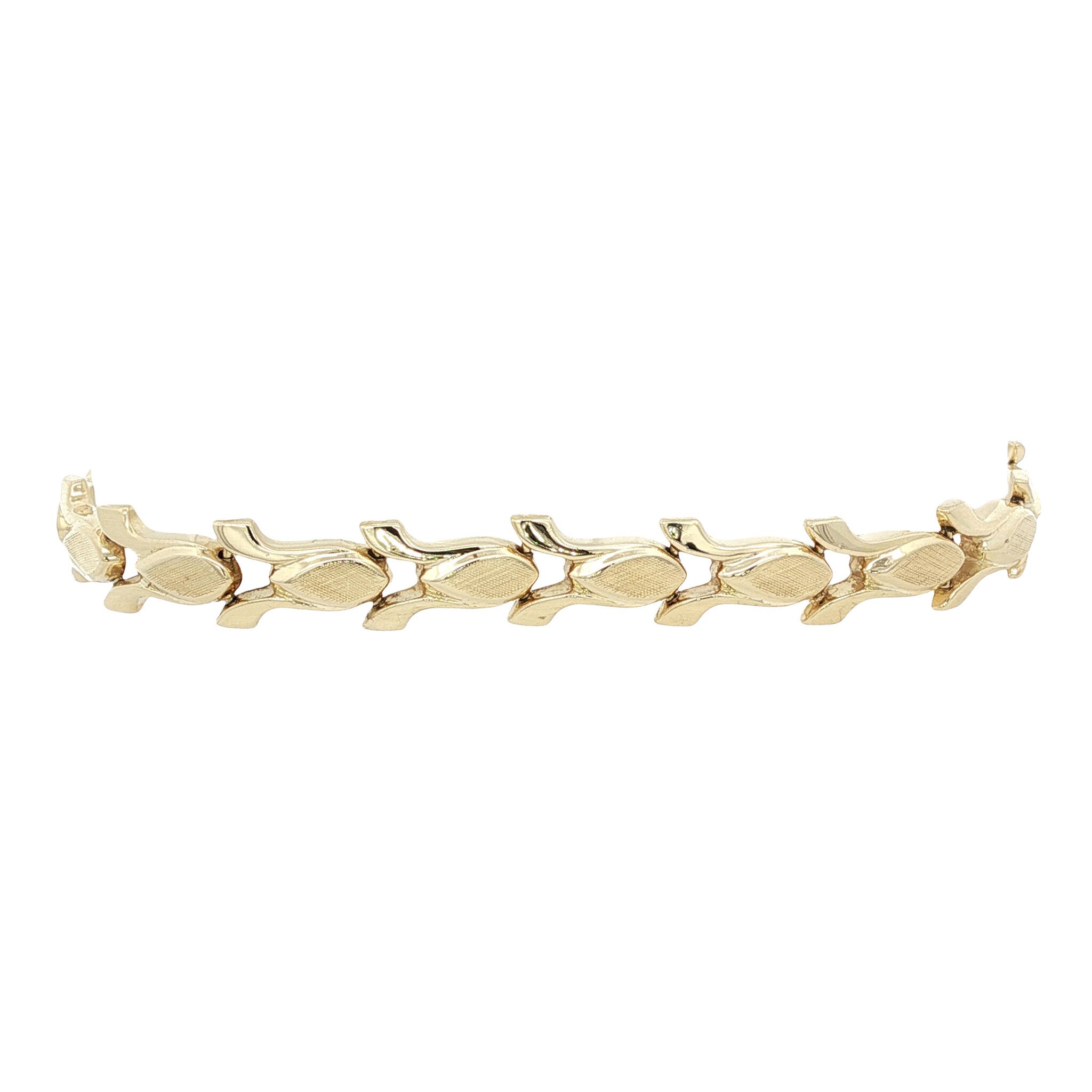 Gold vintage fantasy bracelet 14 kt