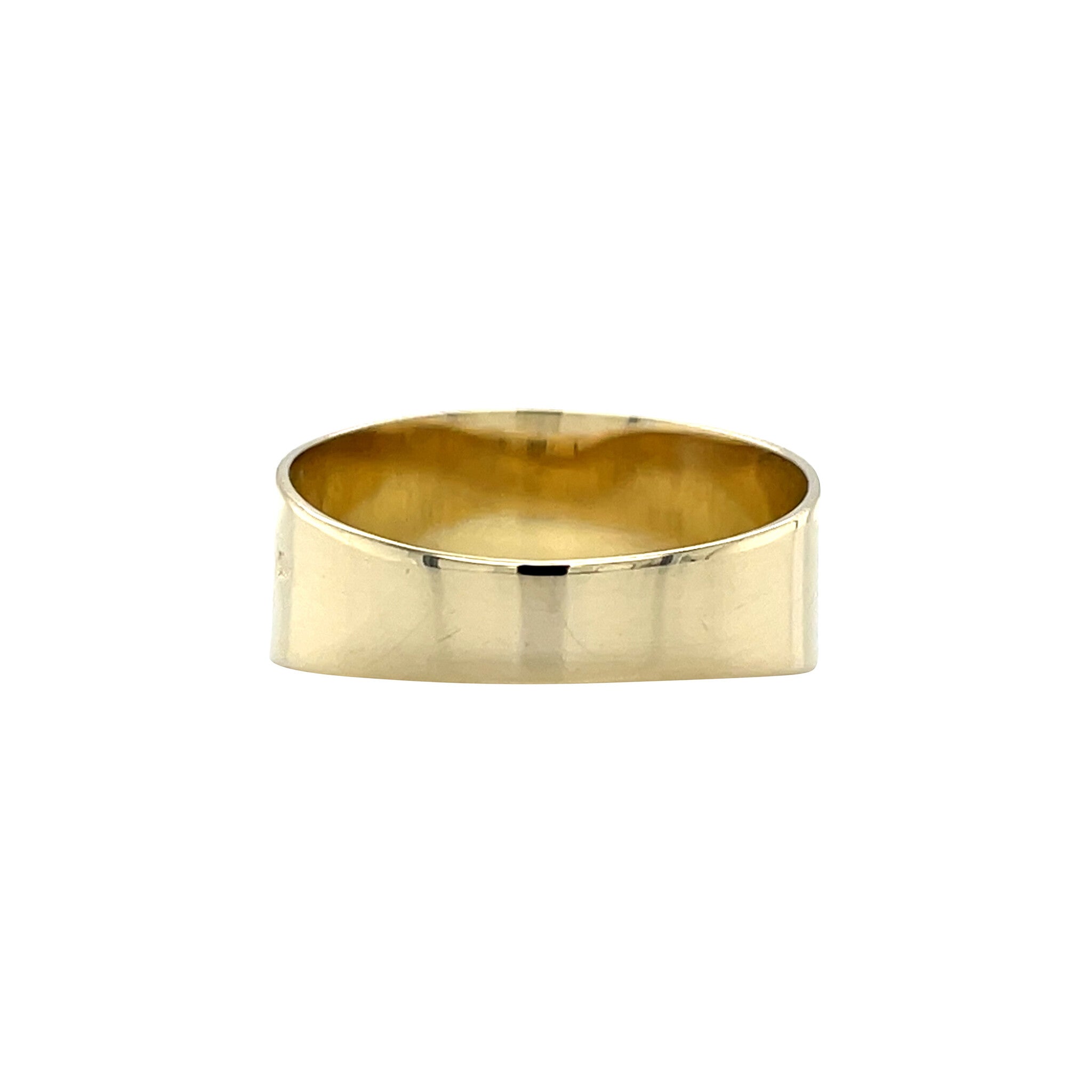 Gouden vintage ring met bloedkoraal 14 krt
