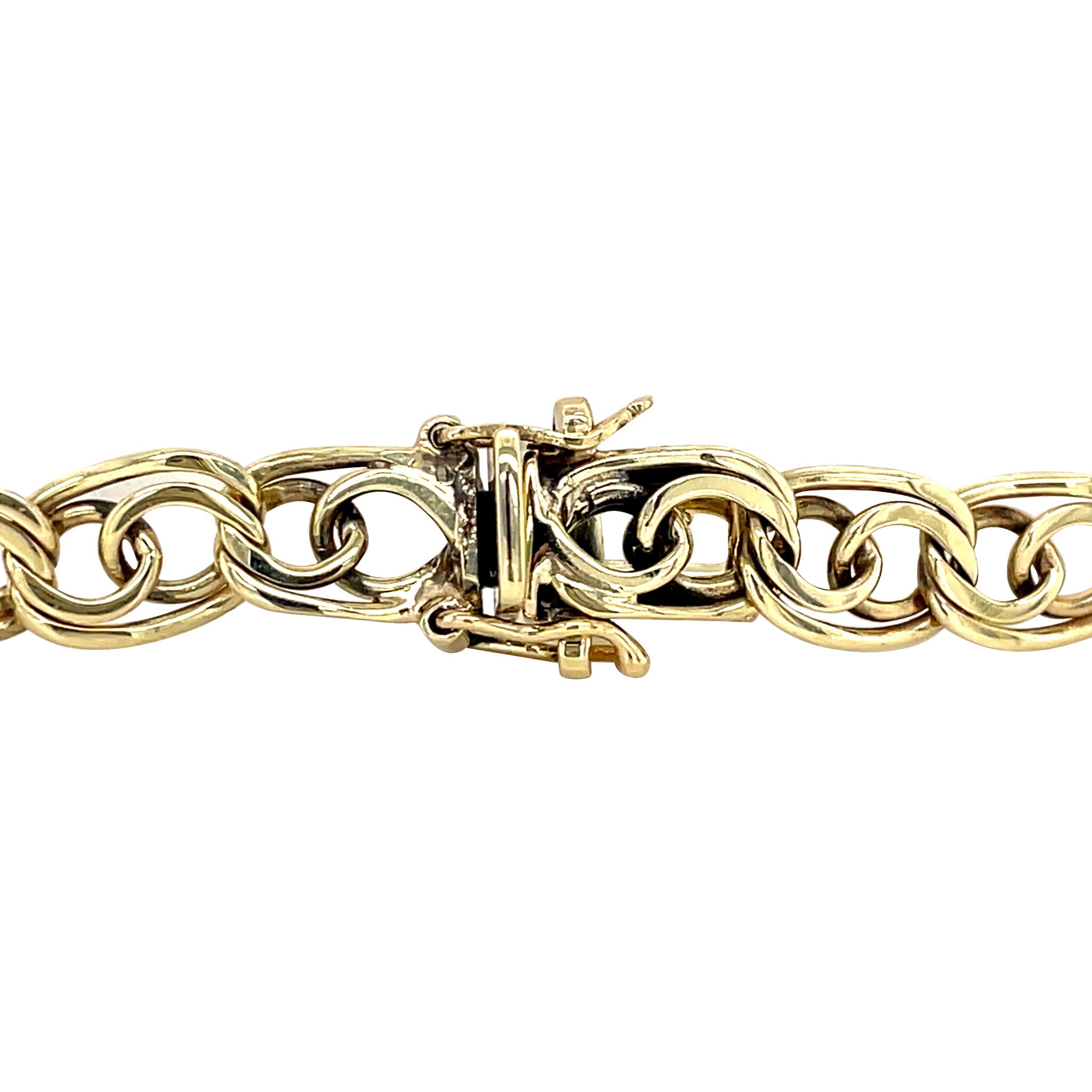 Golden vintage fantasy bracelet 14 kt